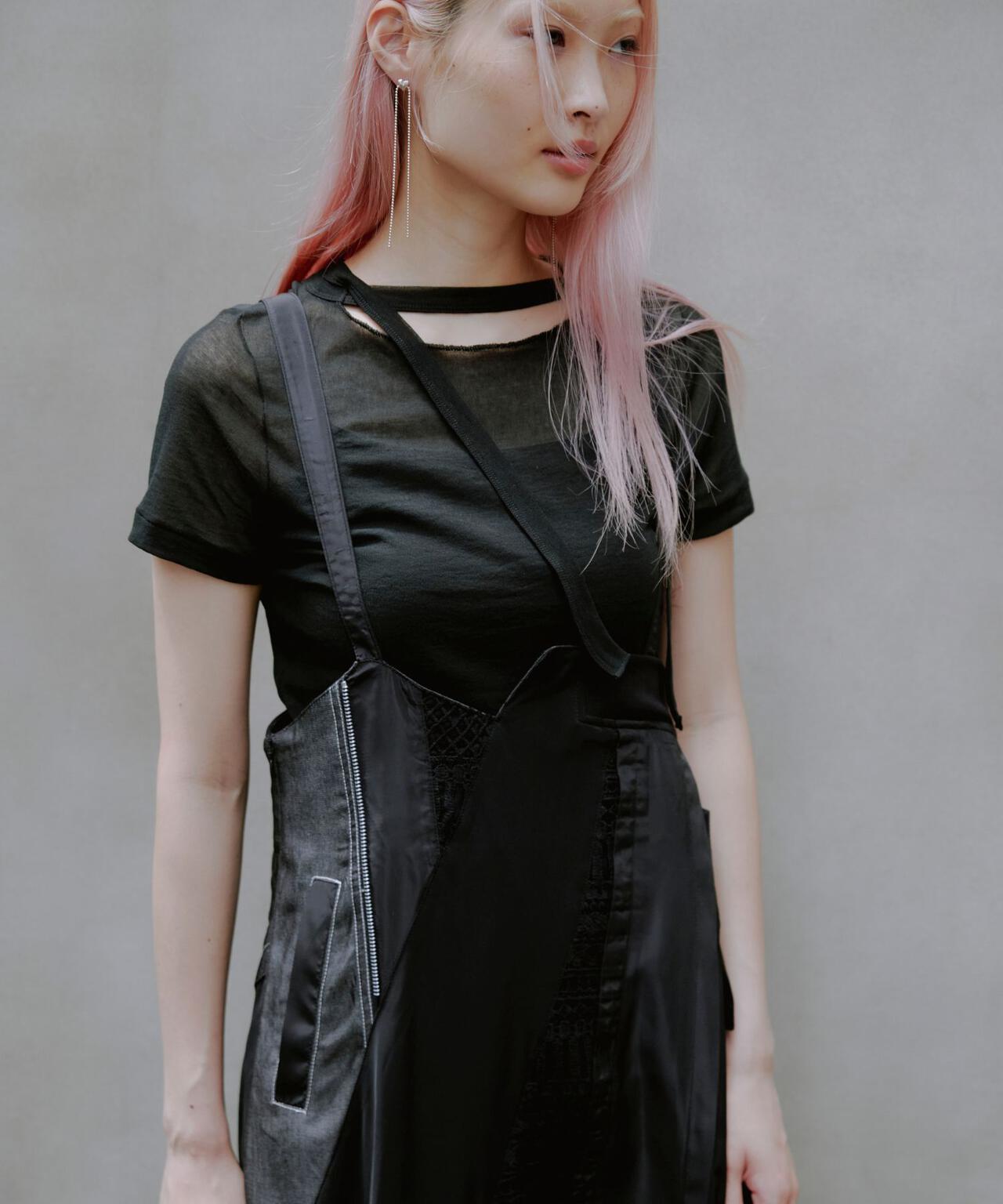 AULA AILA(アウラ アイラ)別注2WAYLACE MIX JUMPER SKIRT