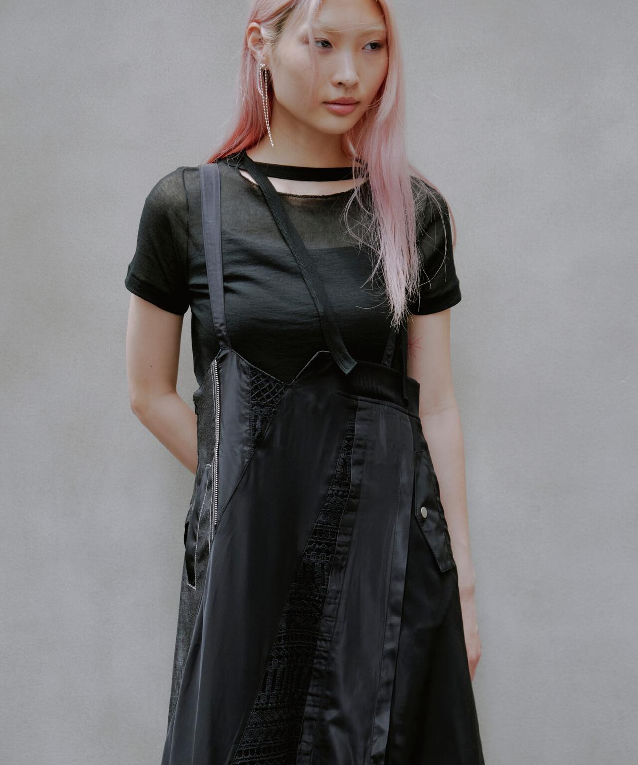 AULA AILA(アウラ アイラ)別注2WAYLACE MIX JUMPER SKIRT