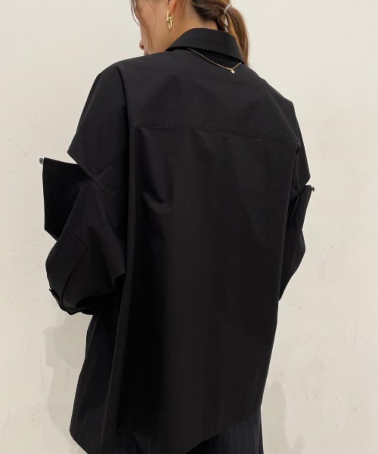 UJOH(ウジョー) Slit sleeve 別注シャツ