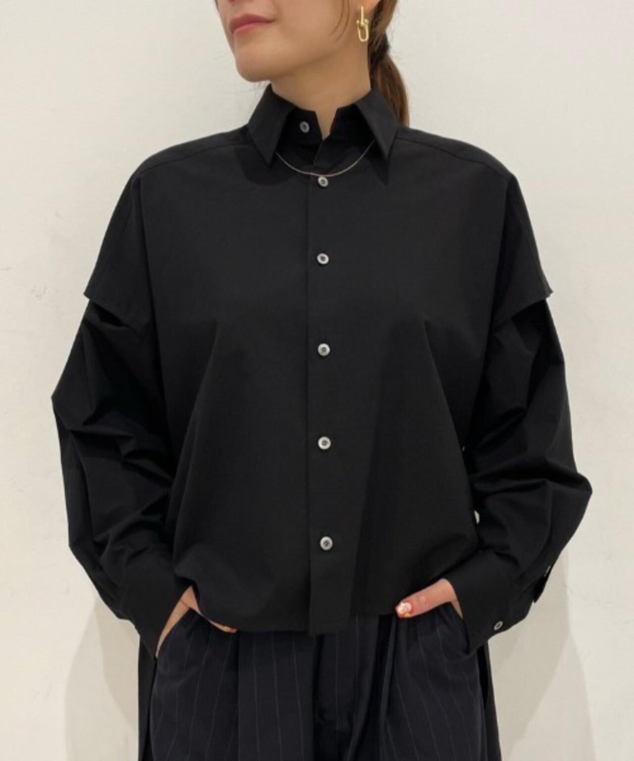 UJOH(ウジョー) Slit sleeve 別注シャツ