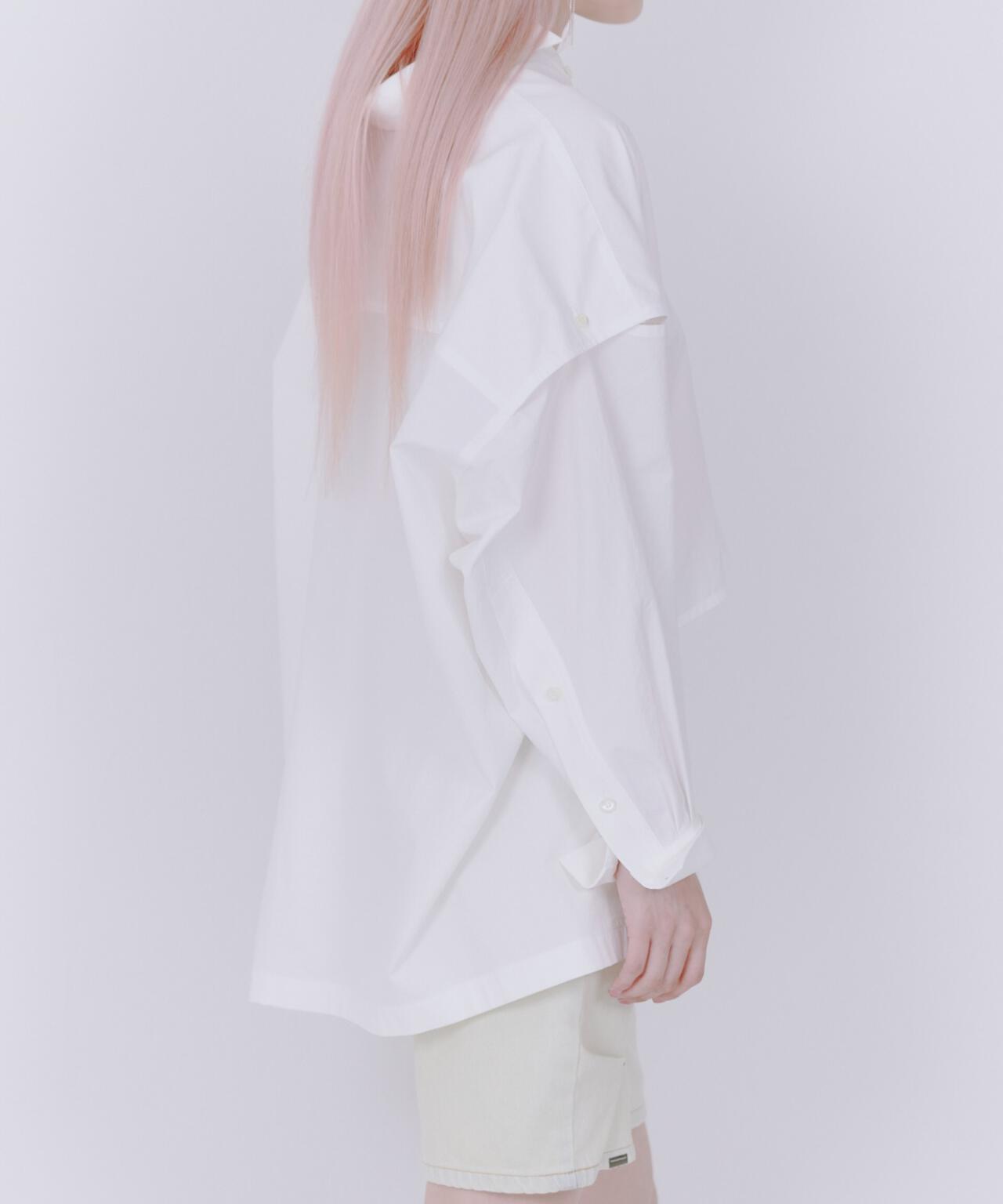 UJOH(ウジョー) Slit sleeve 別注シャツ