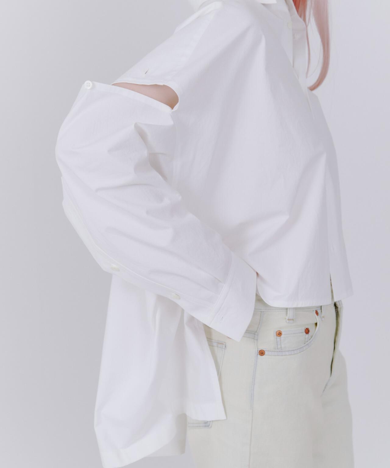 UJOH(ウジョー) Slit sleeve 別注シャツ