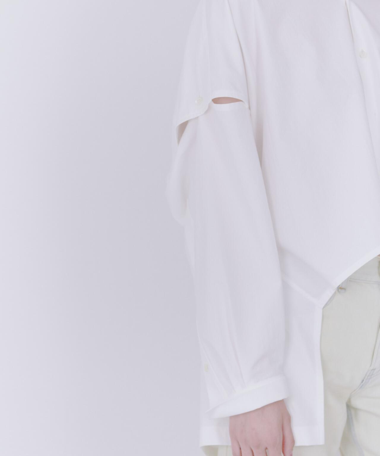 UJOH(ウジョー) Slit sleeve 別注シャツ