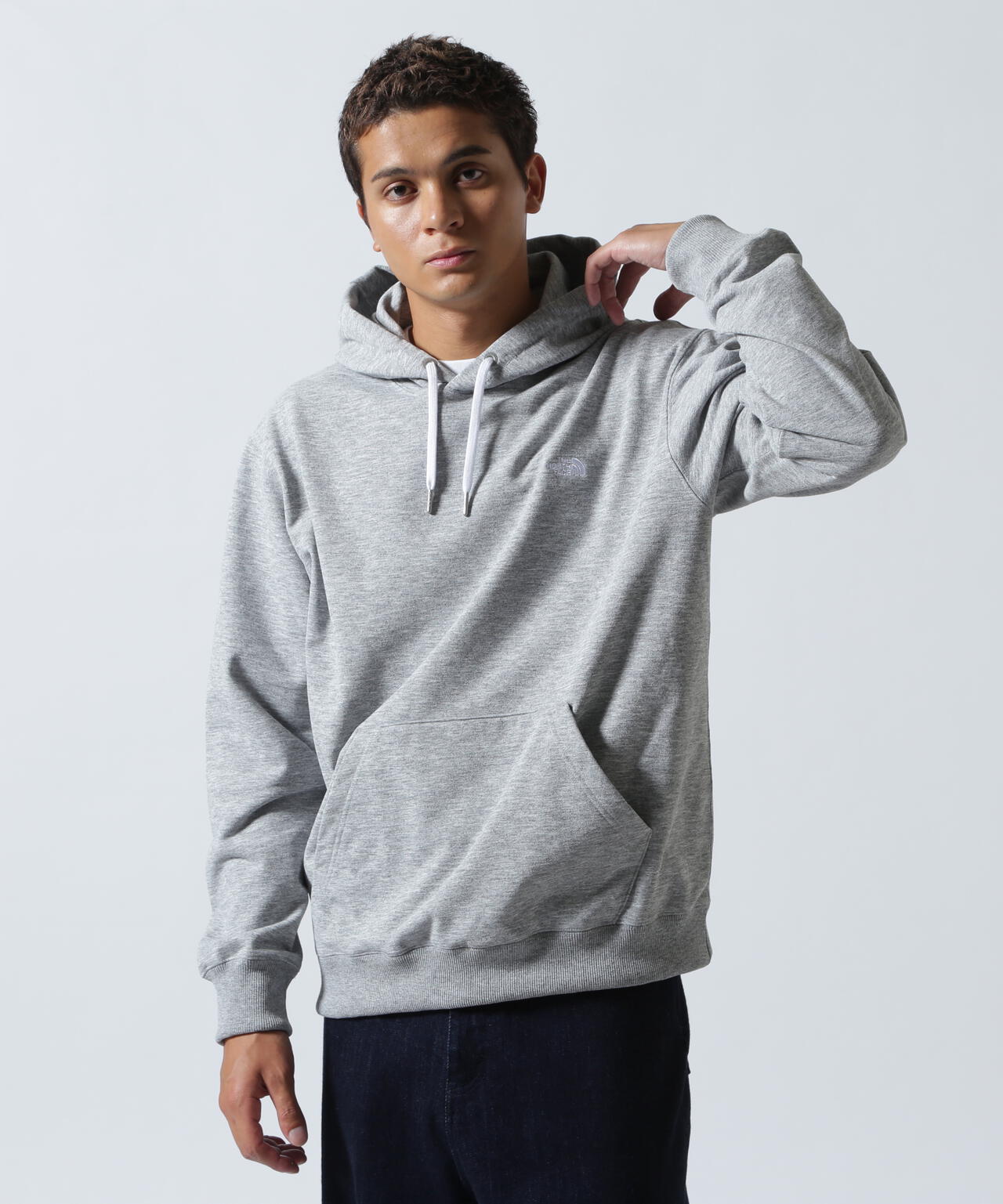 THE NORTH FACE (ザ・ノース・フェイス)Small Logo heather Sweat Hoodie