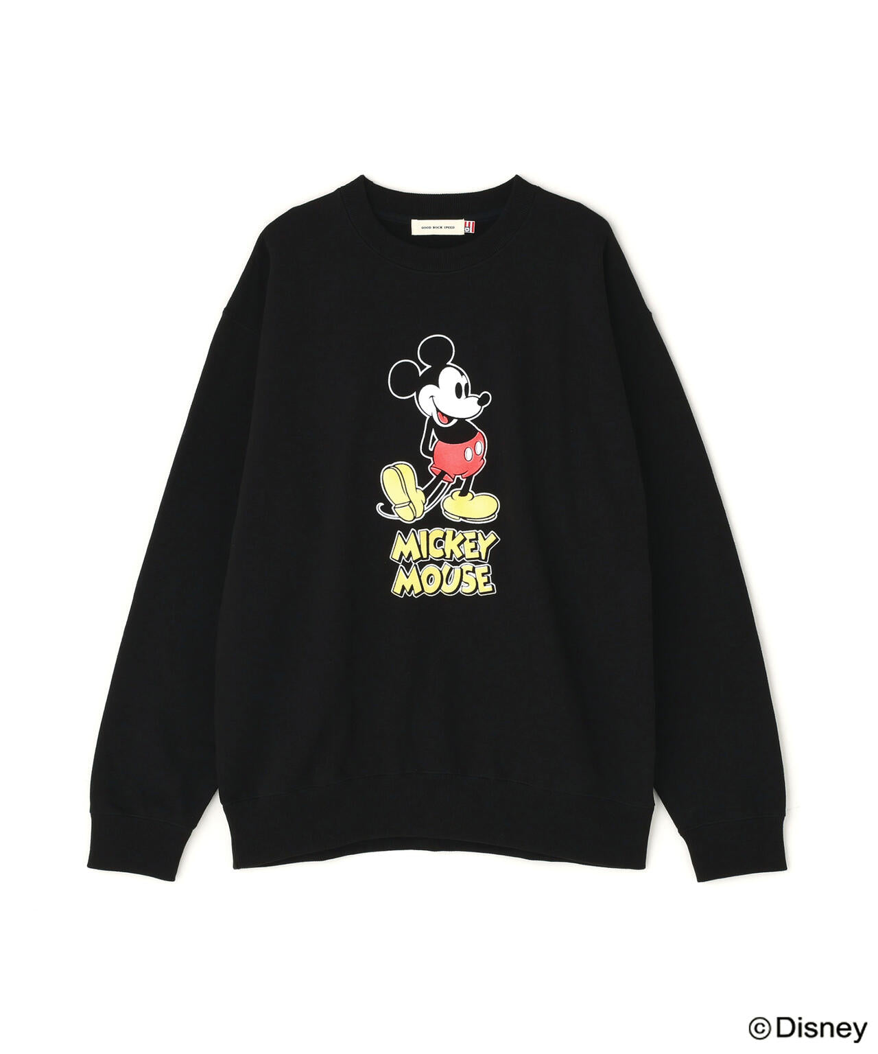 GOOD ROCK SPEED (グッドロックスピード) 別注/ミッキー/フロッキースウェット/UNISEX