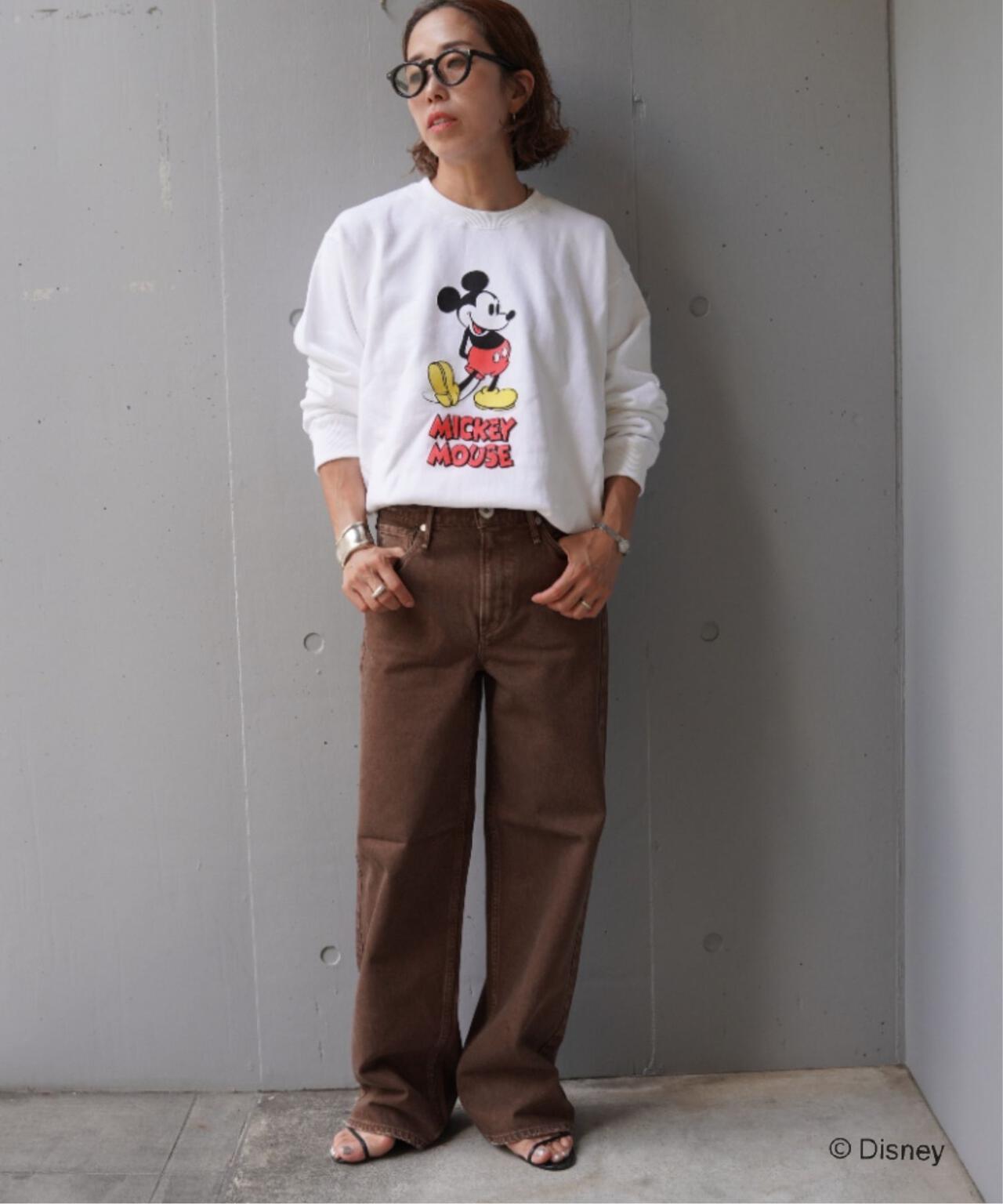 GOOD ROCK SPEED (グッドロックスピード) 別注/ミッキー/フロッキースウェット/UNISEX