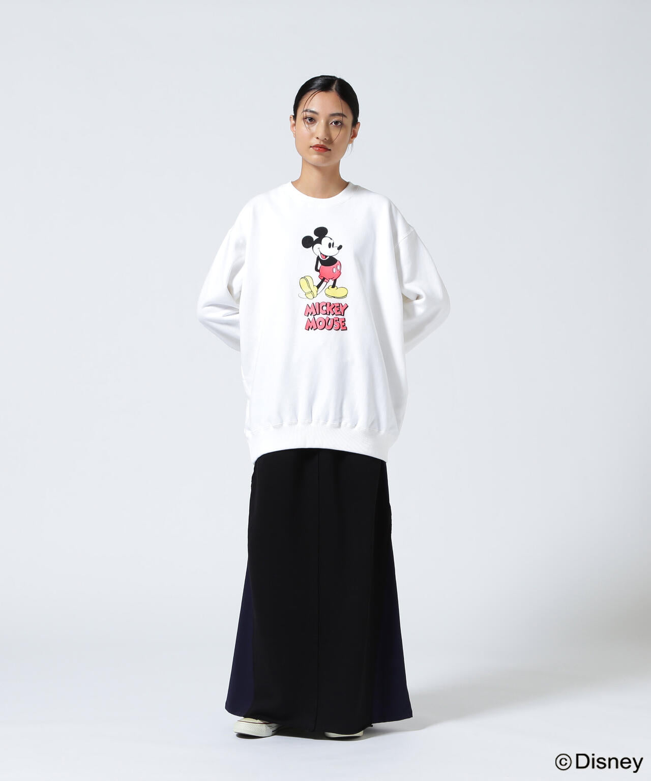 GOOD ROCK SPEED (グッドロックスピード) 別注/ミッキー/フロッキースウェット/UNISEX