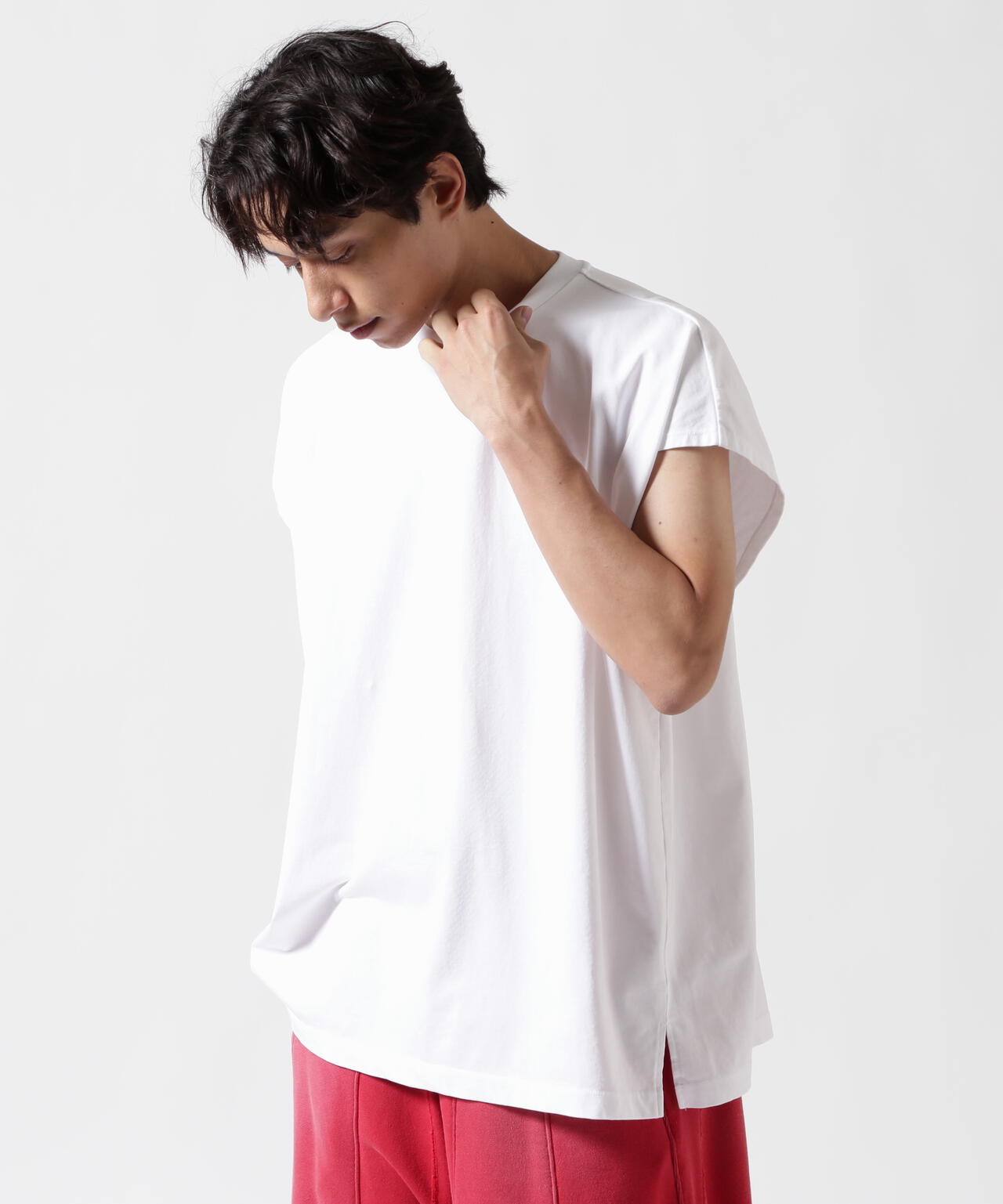MINEDENIM(マインデニム)Big Nosleeve T-SH