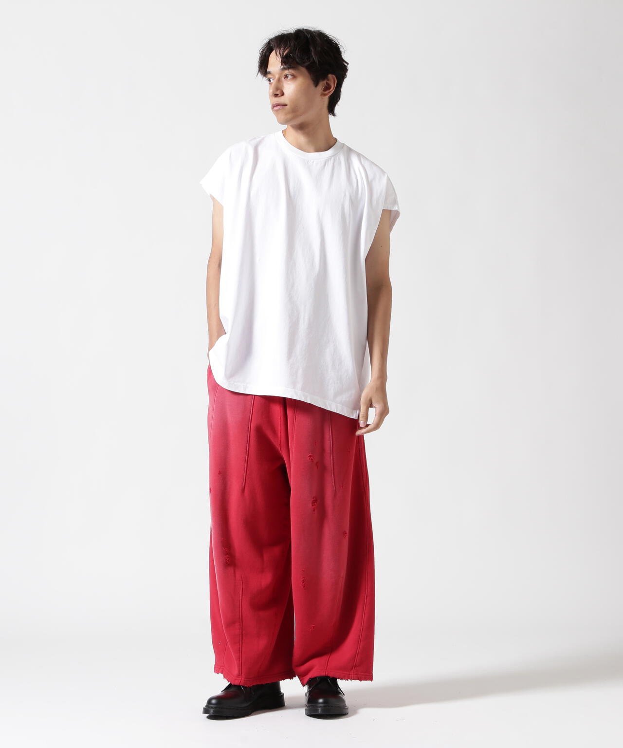 MINEDENIM(マインデニム)Big Nosleeve T-SH