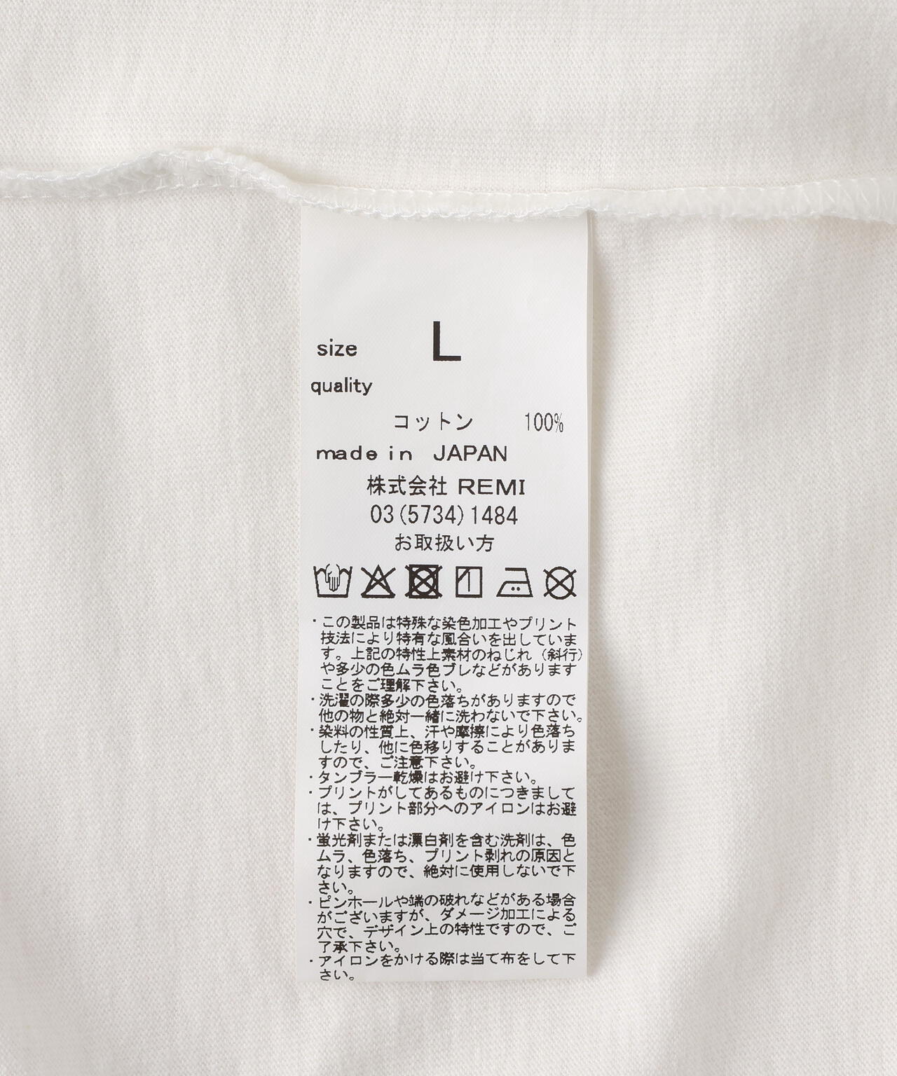 REMI RELIEF(レミレリーフ) 別注20/-天竺BIGサイズTシャツ(THE WHO IS)