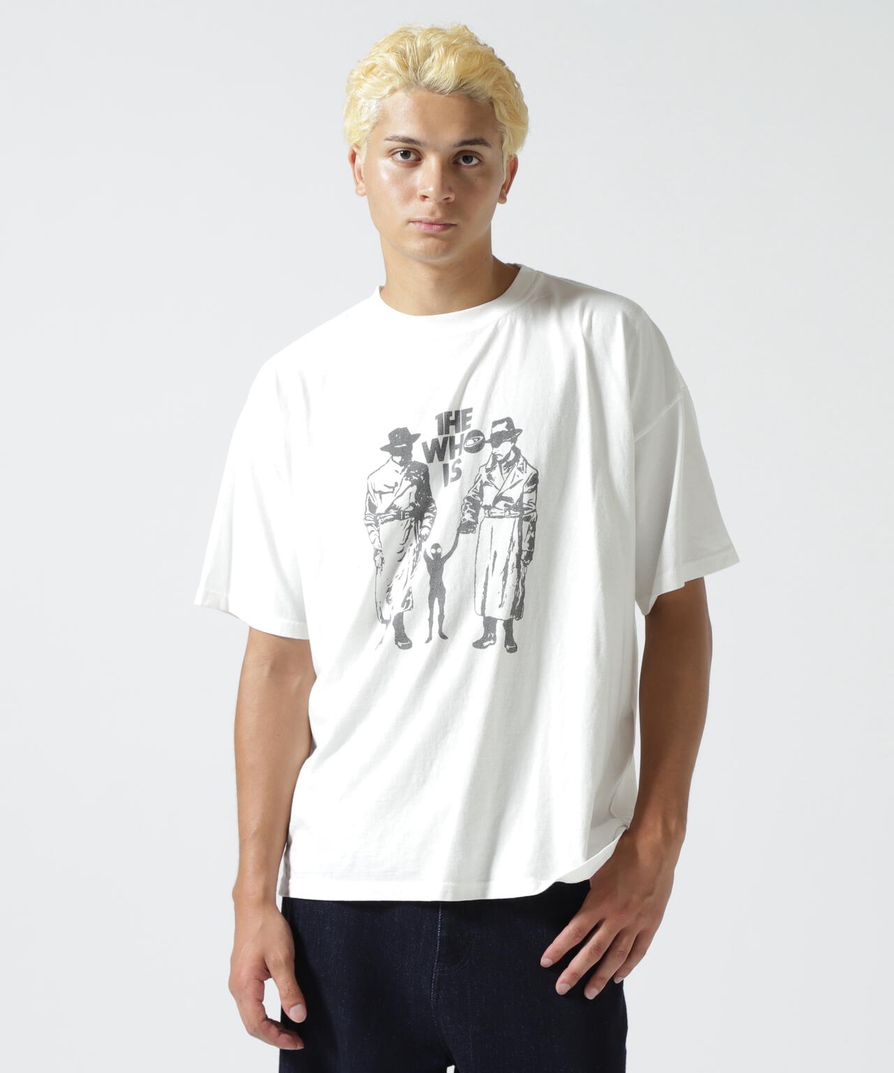 REMI RELIEF(レミレリーフ) 別注20/-天竺BIGサイズTシャツ(THE WHO IS)