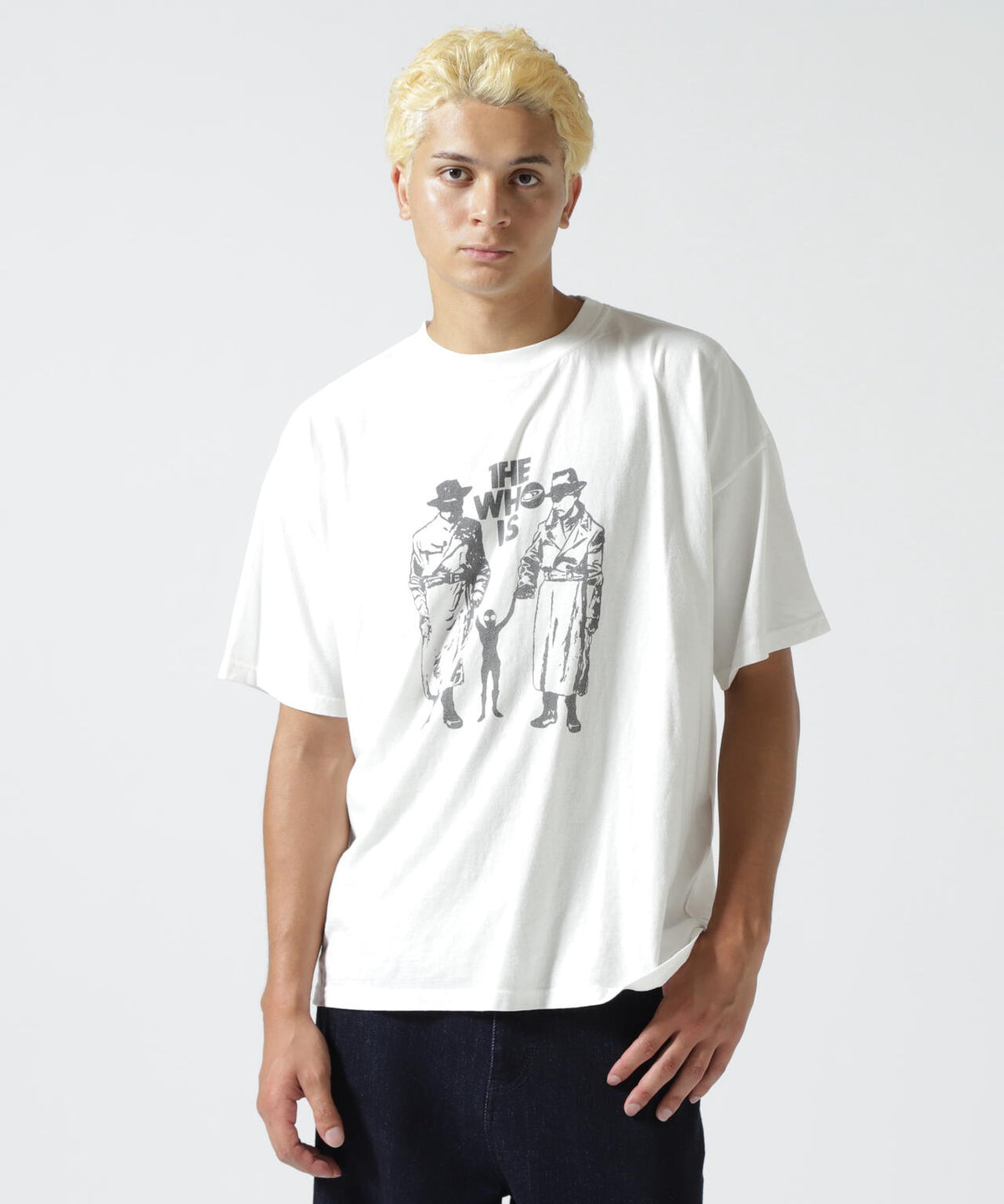 REMI RELIEF(レミレリーフ) 別注20/-天竺BIGサイズTシャツ(THE WHO IS)