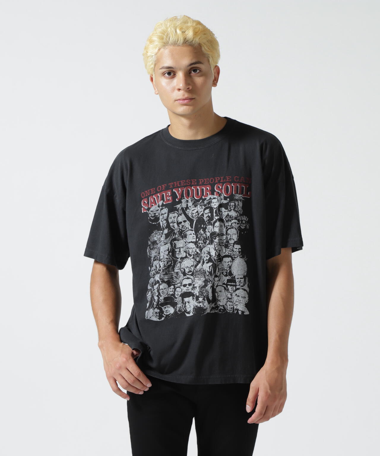 REMI RELIEF(レミレリーフ) 別注20/-天竺BIGサイズTシャツ(SAVE YOUR)