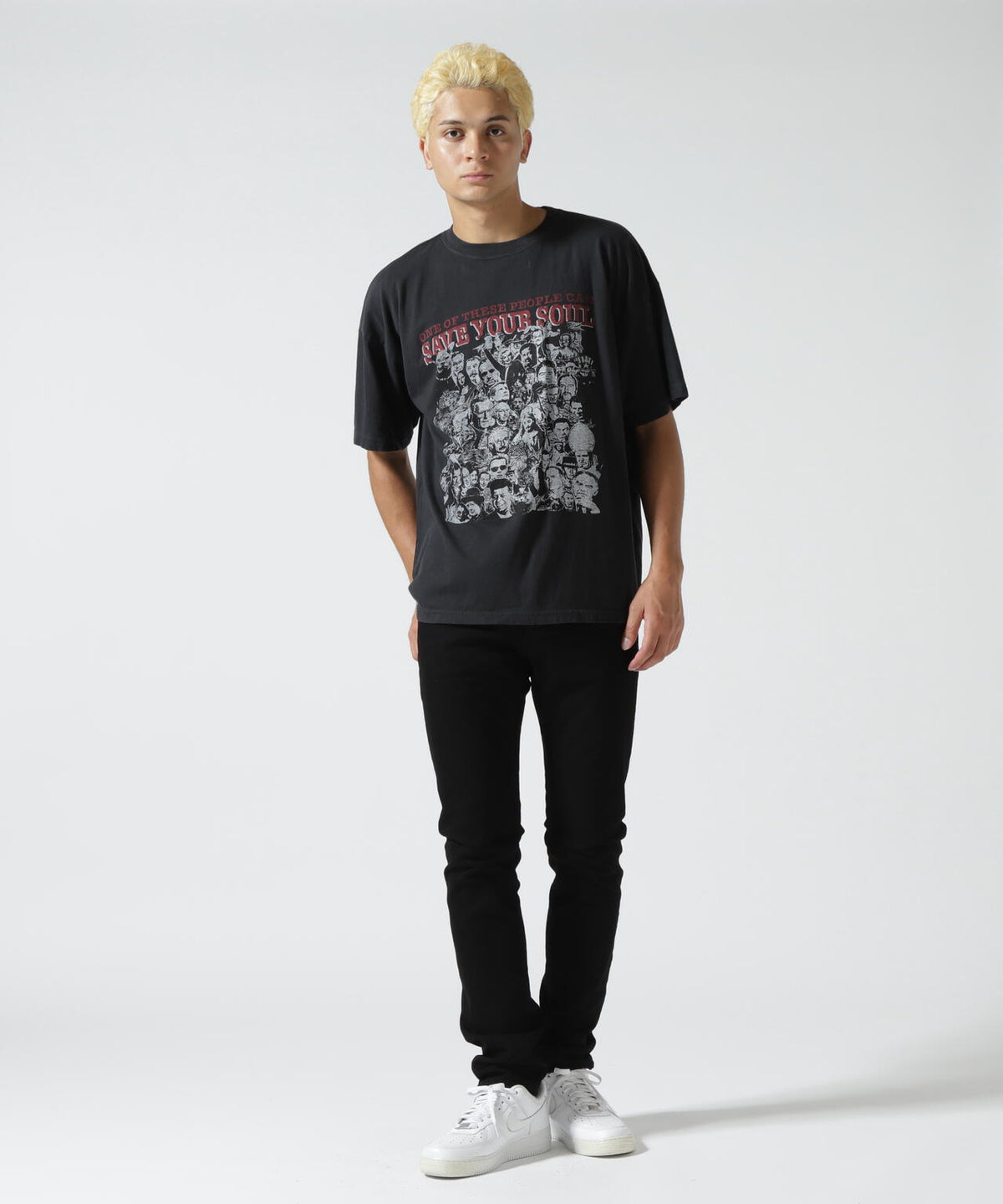 REMI RELIEF(レミレリーフ) 別注20/-天竺BIGサイズTシャツ(SAVE YOUR)