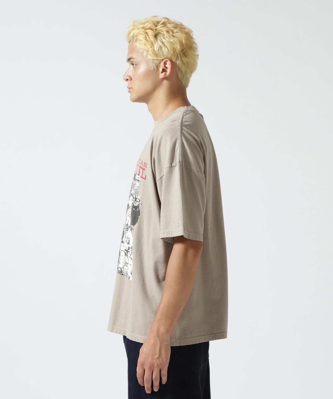 REMI RELIEF(レミレリーフ) 別注20/-天竺BIGサイズTシャツ(SAVE YOUR)