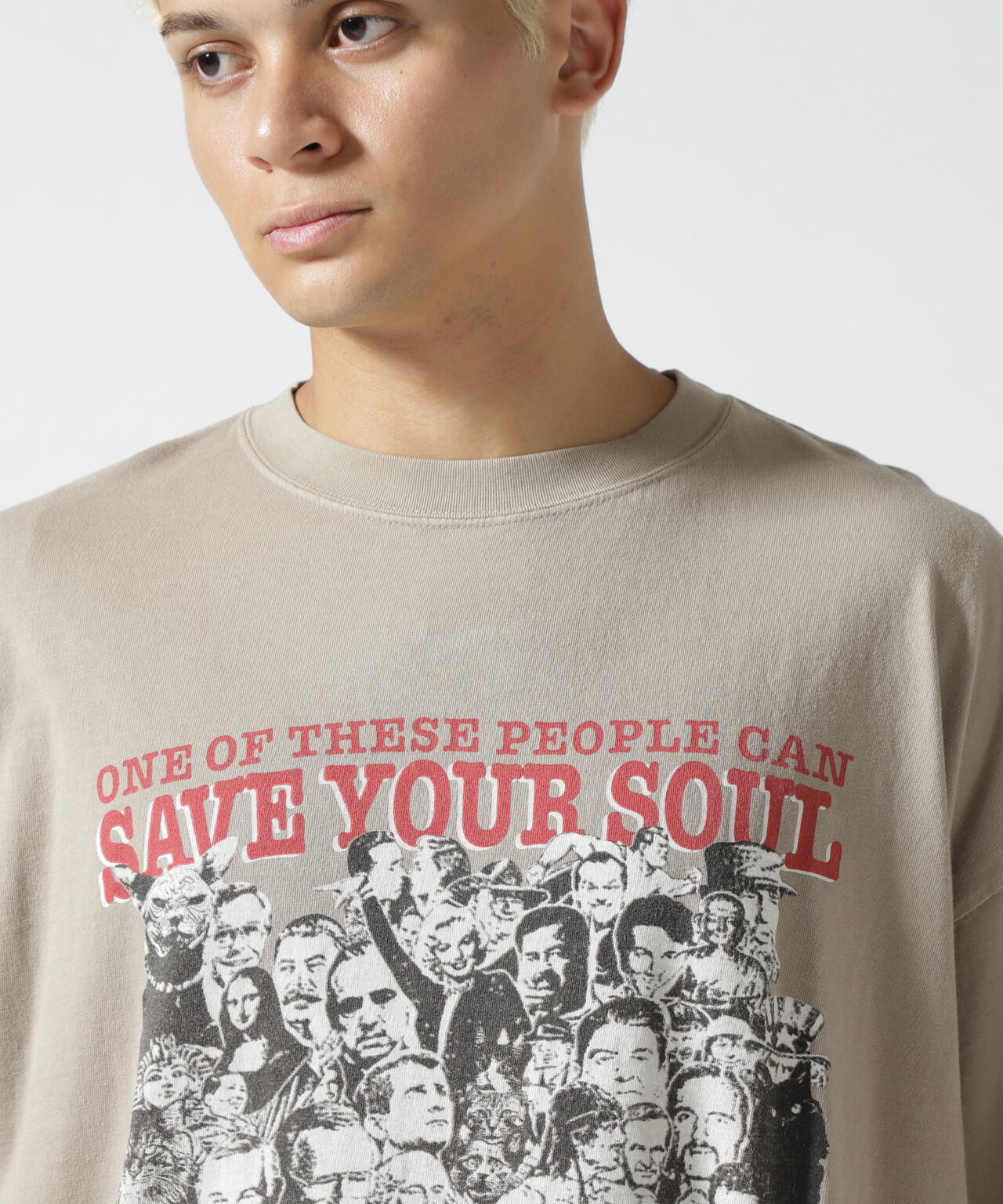 REMI RELIEF(レミレリーフ) 別注20/-天竺BIGサイズTシャツ(SAVE YOUR)