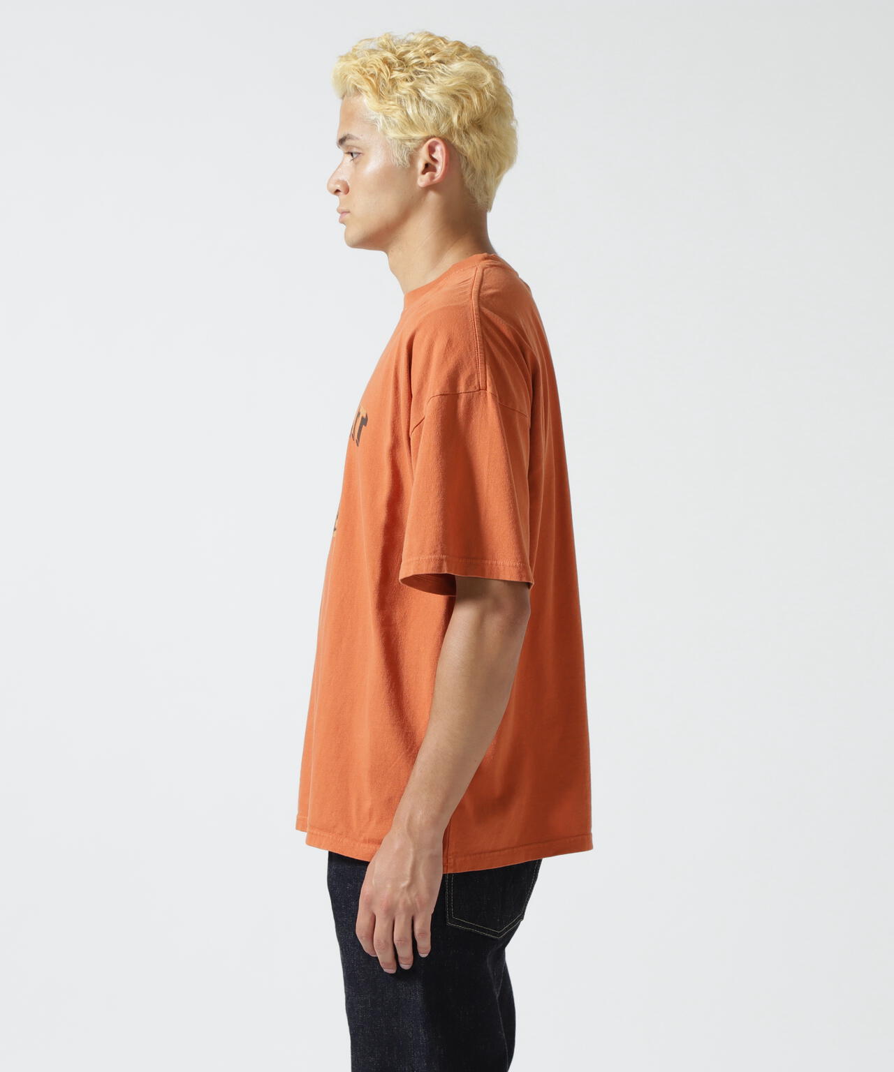 REMI RELIEF(レミレリーフ) 別注20/-天竺BIGサイズTシャツ(MOSS POINT)