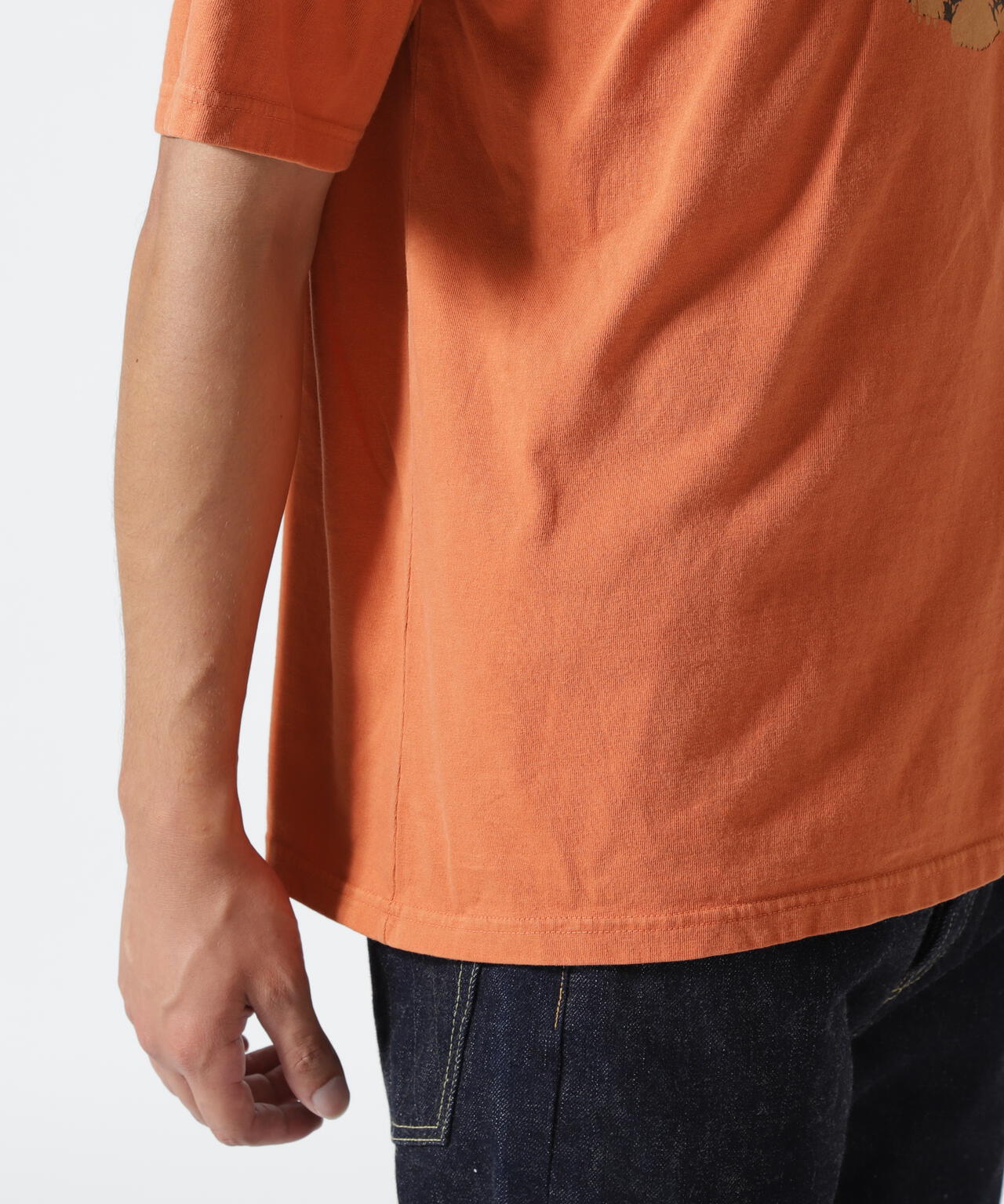 REMI RELIEF(レミレリーフ) 別注20/-天竺BIGサイズTシャツ(MOSS POINT)