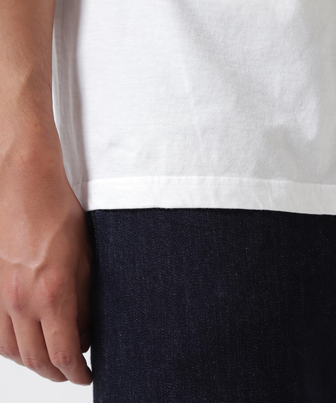 MINEDENIM(マインデニム)LIVING IS EASY WITH EYES CLOSED T-SH