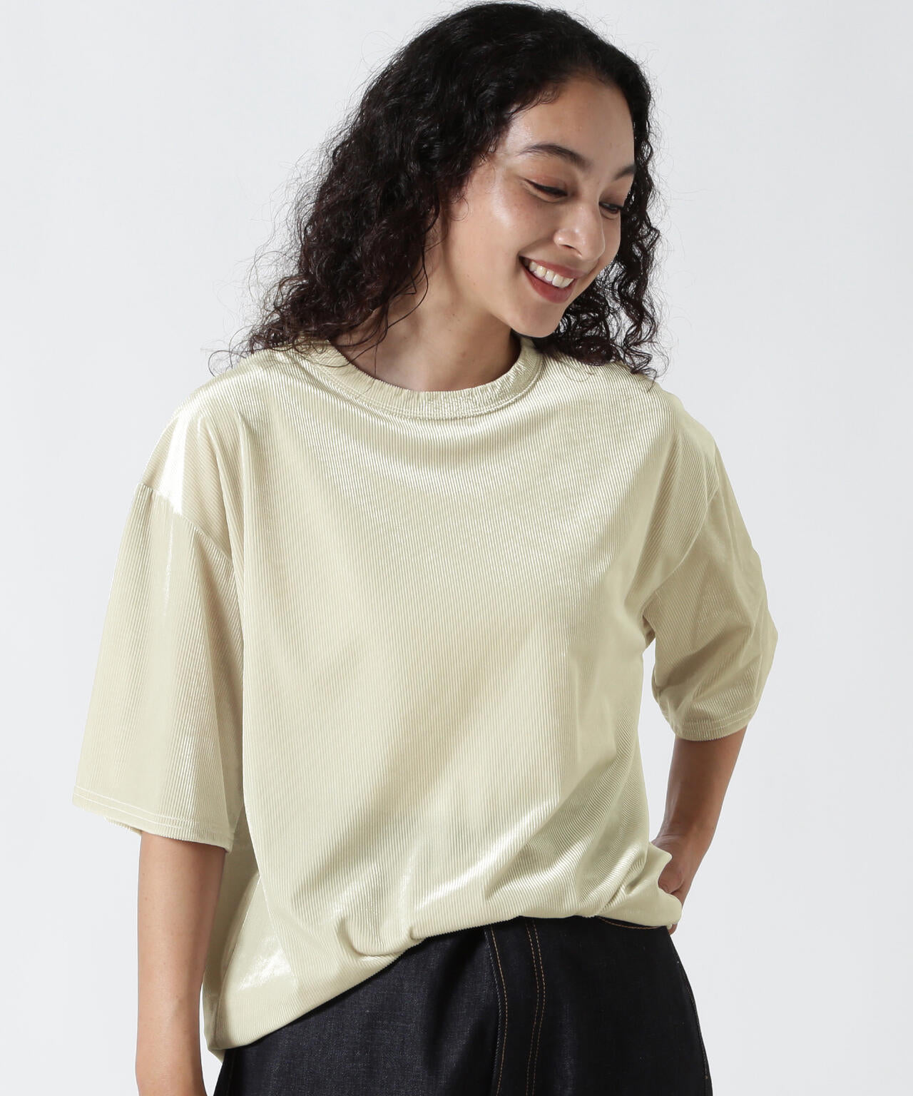 YENN(イエン)VELVET RELAX TOPS /Y253-82070