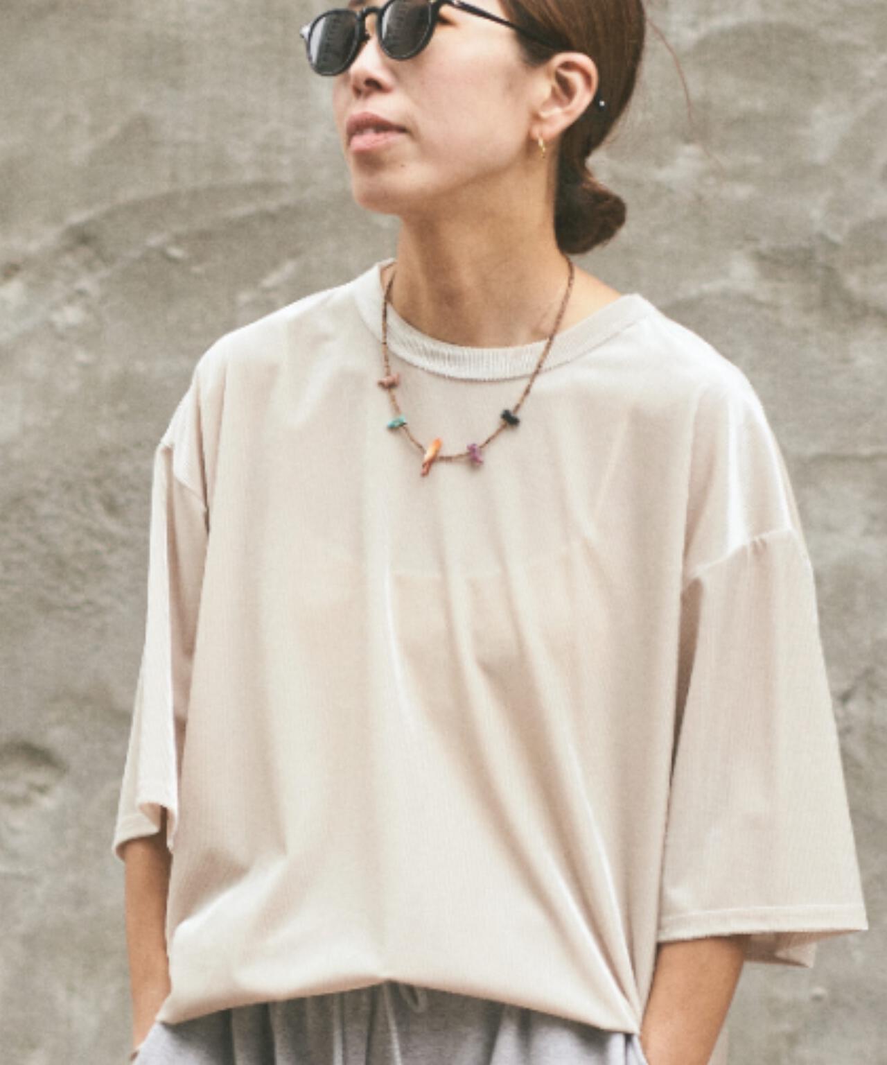 YENN(イエン)VELVET RELAX TOPS /Y253-82070
