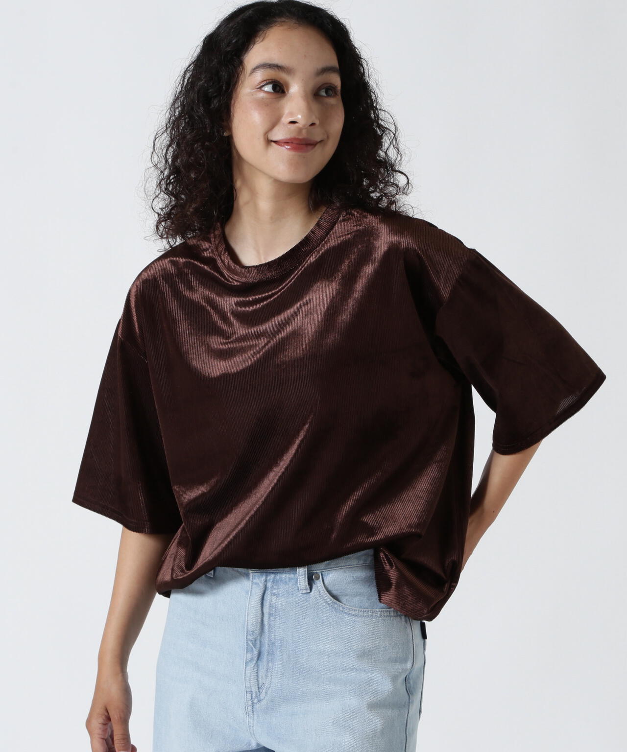 YENN(イエン)VELVET RELAX TOPS /Y253-82070