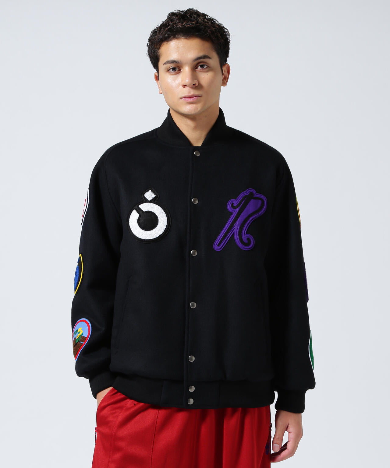 Nòma x Needles Patch Varsity Jacket