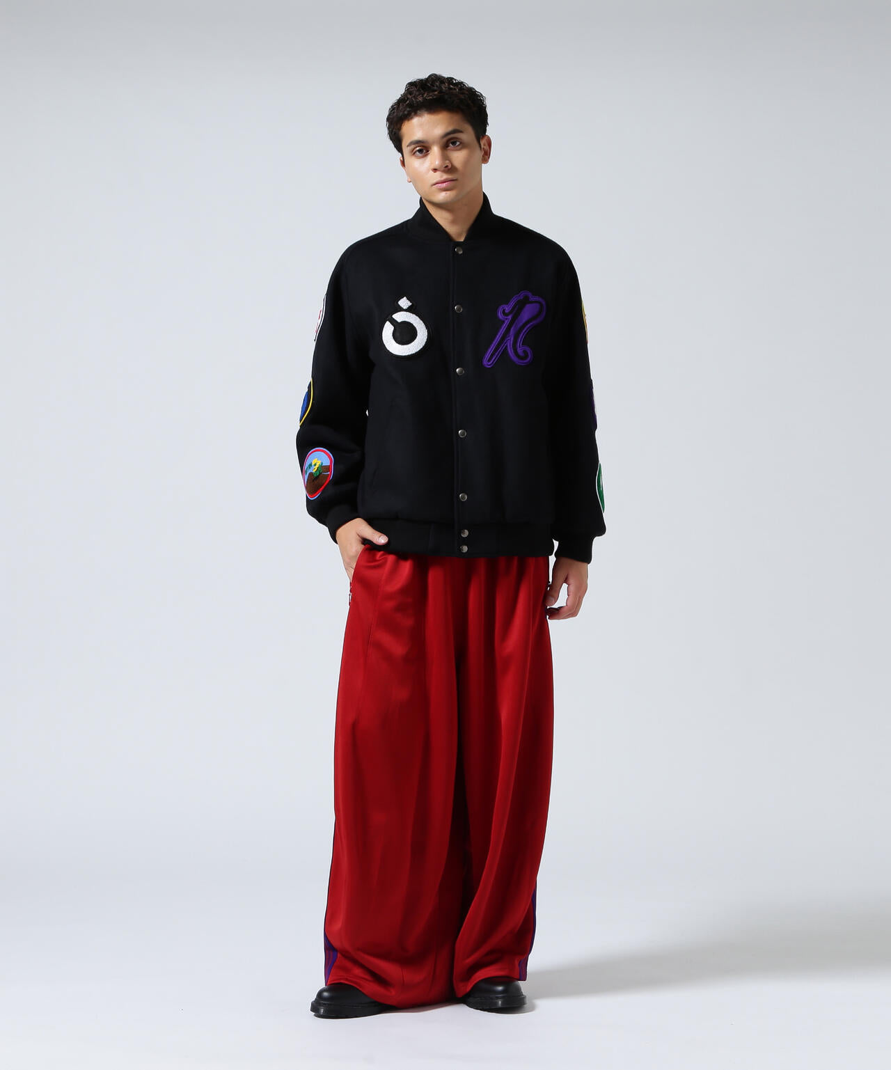 Nòma x Needles Patch Varsity Jacket