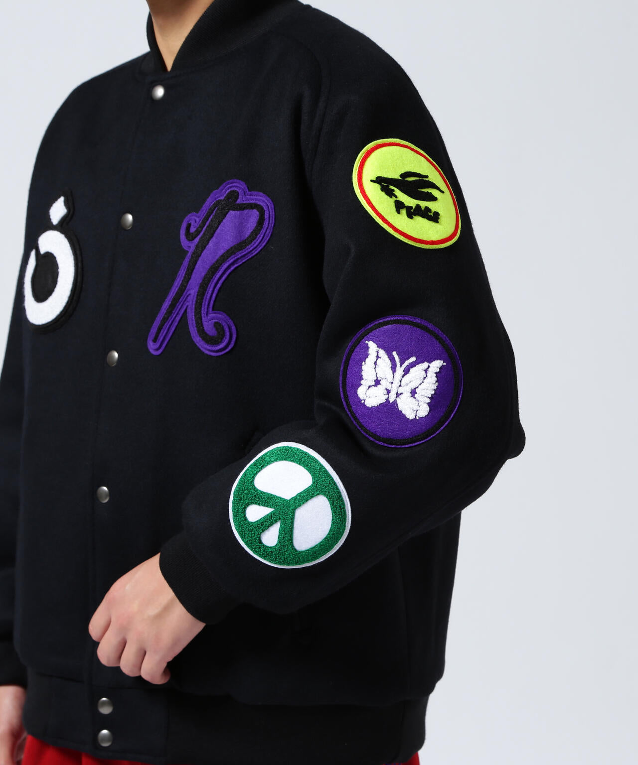 Nòma x Needles Patch Varsity Jacket