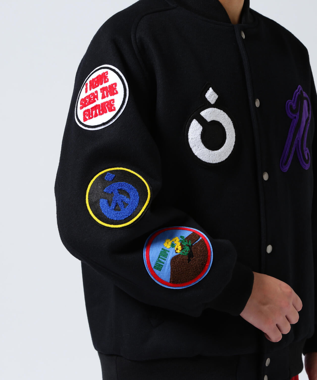 Nòma x Needles Patch Varsity Jacket