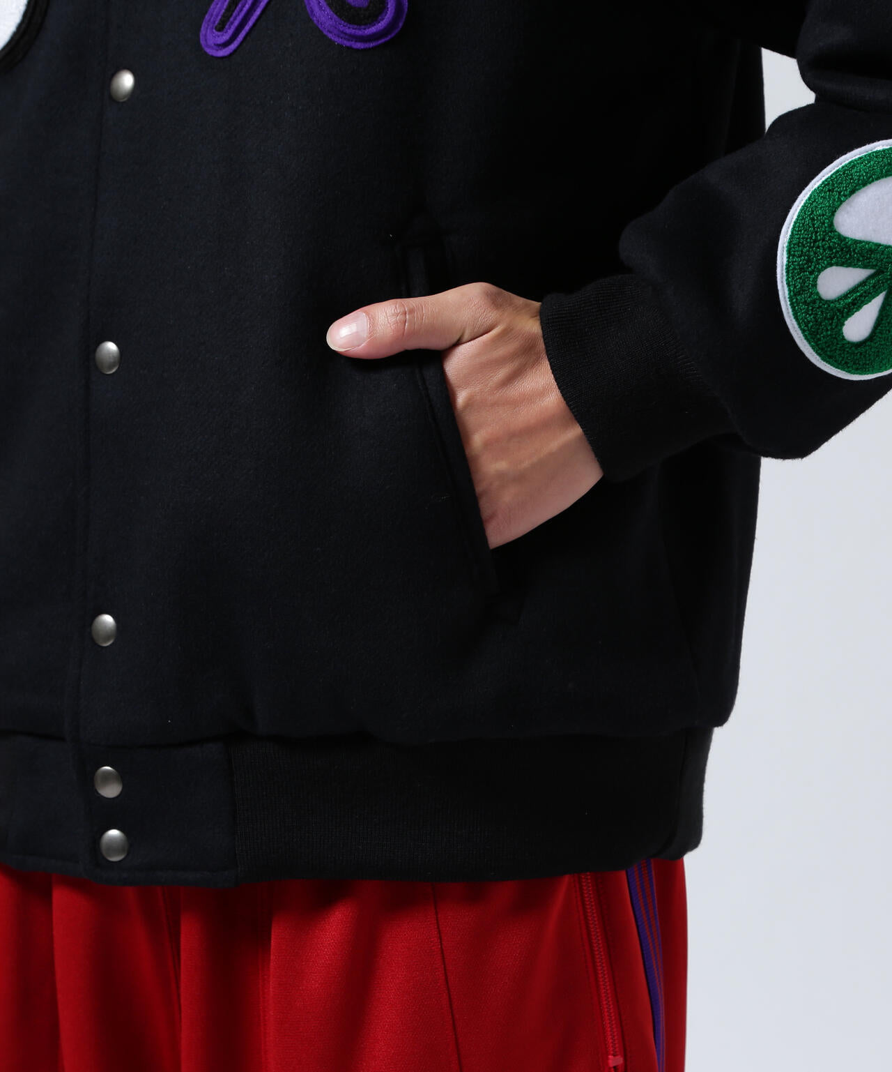 Nòma x Needles Patch Varsity Jacket