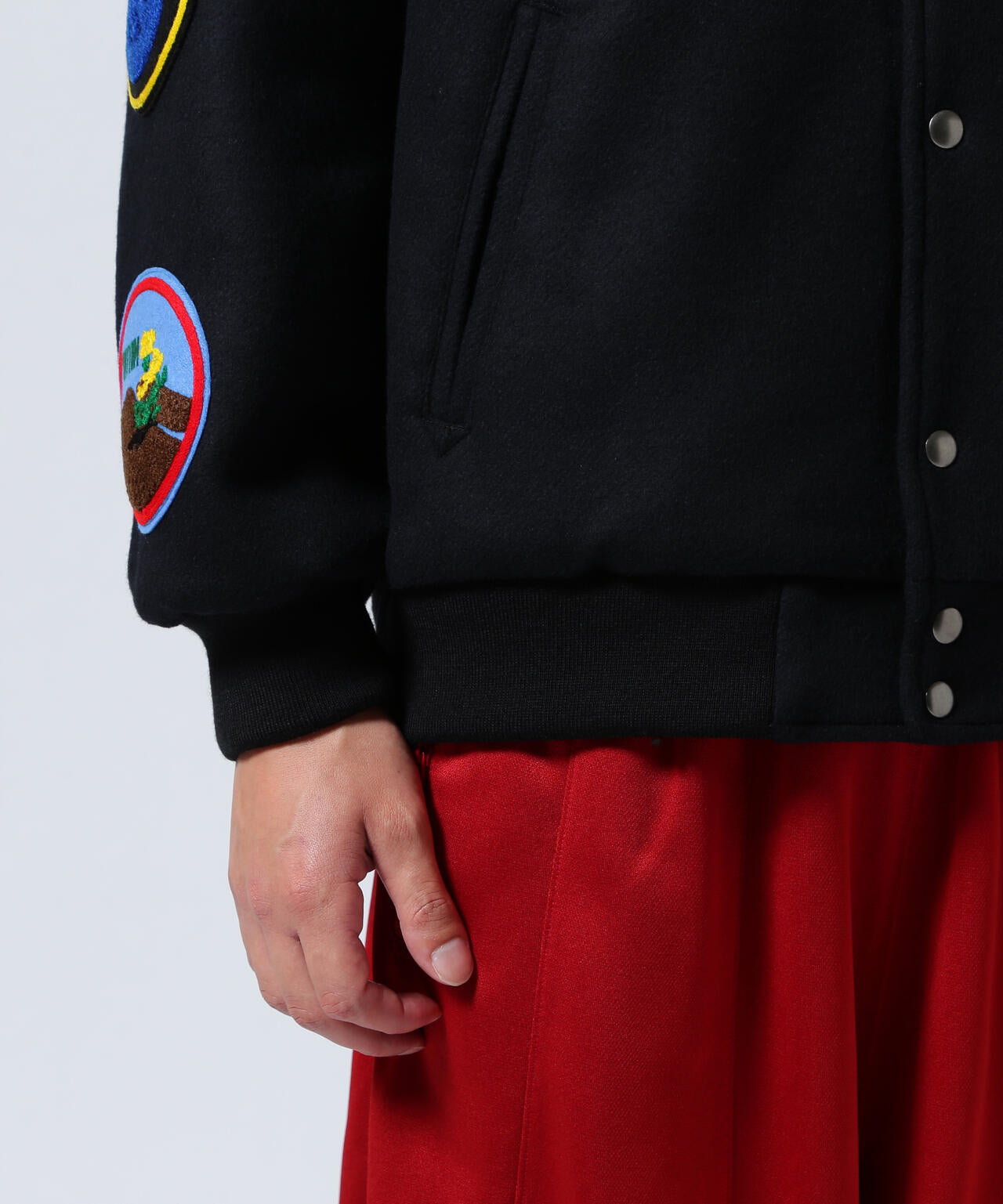 Nòma x Needles Patch Varsity Jacket