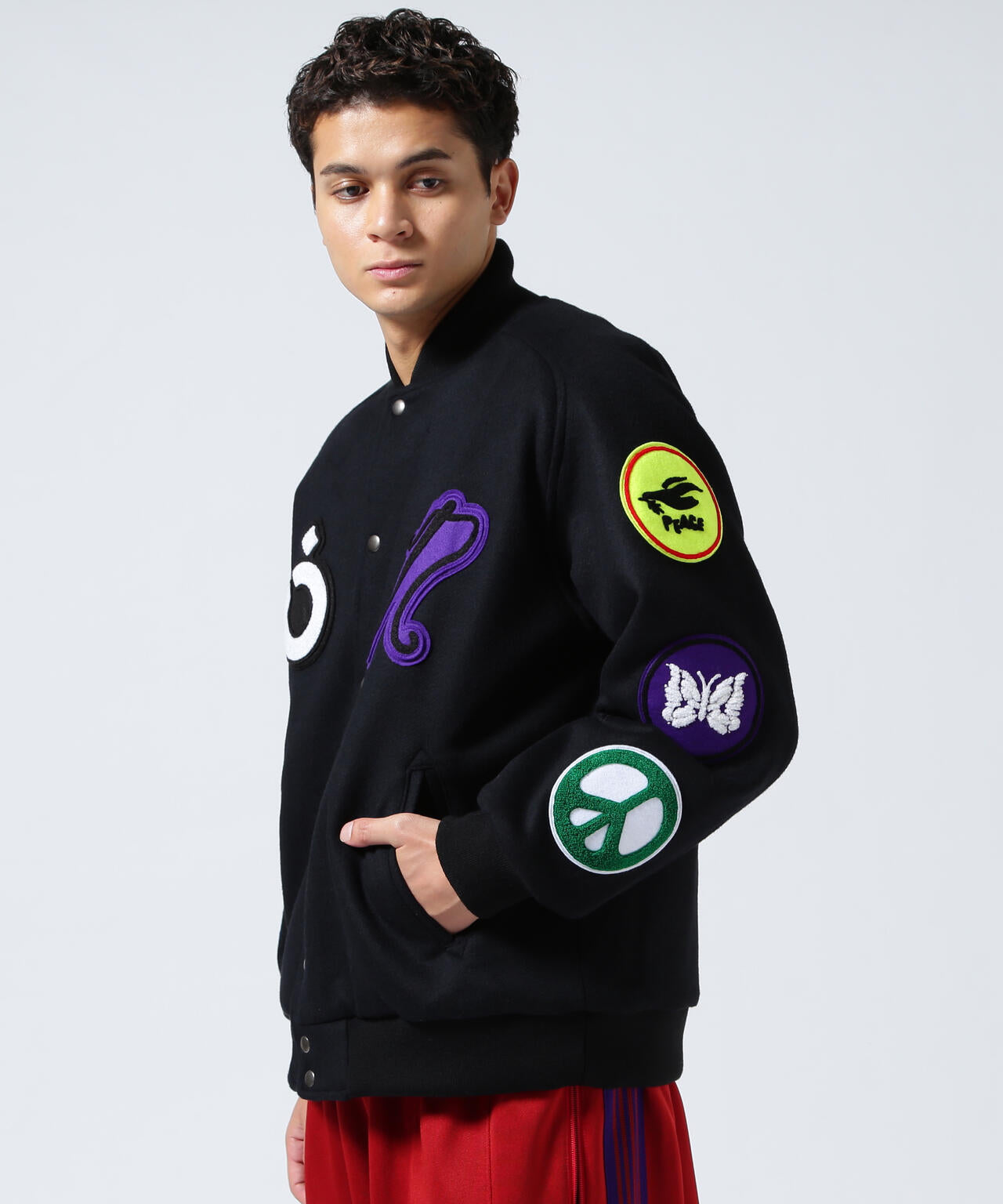 Nòma x Needles Patch Varsity Jacket