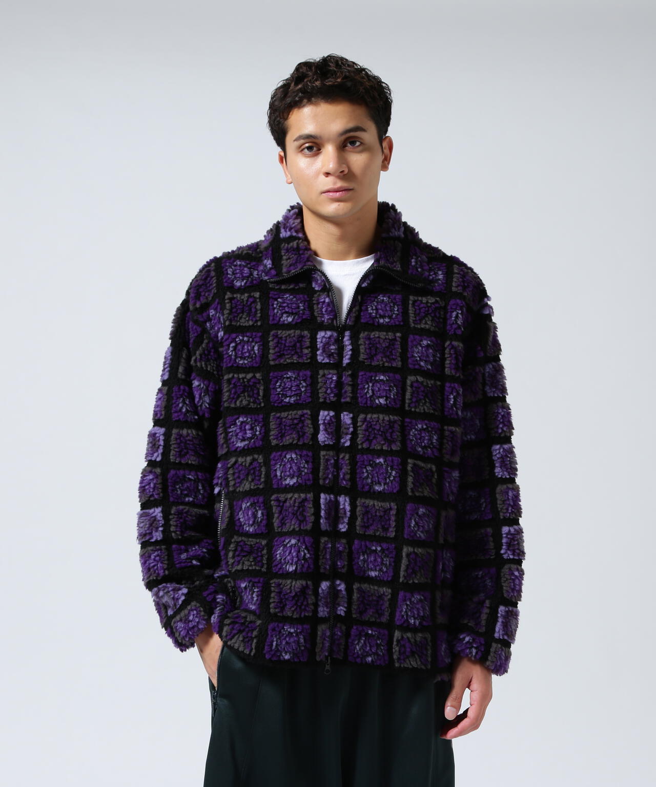 NEEDLES / ニードルズ / Fur Jacket - Papillon Plaid Pile