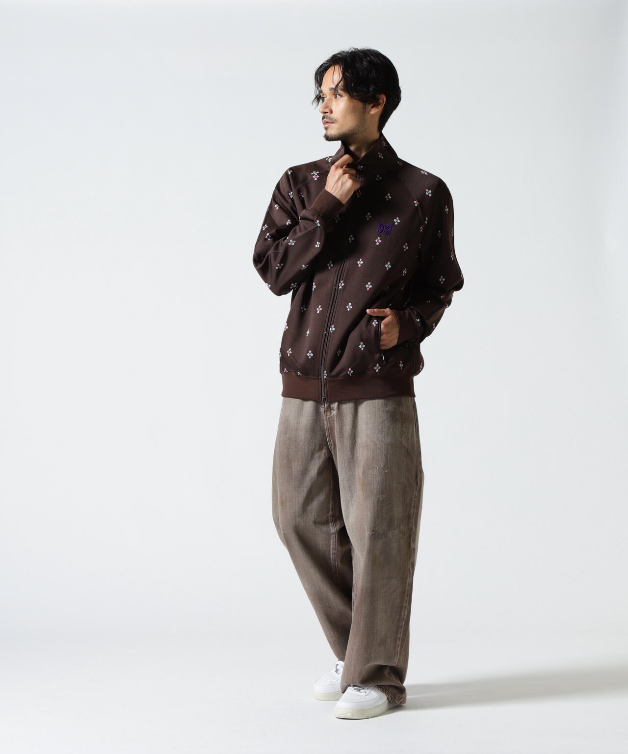 Needles / ニードルズ / Track Jacket - Poly Smooth RW314B