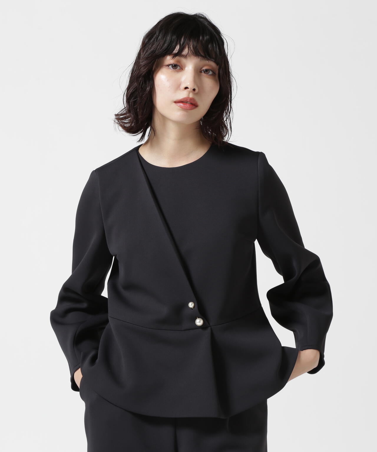 kaene(カエン) ハイストレッチブラウス/010461/フォーマル/セレモニー/セットアップ/卒入式