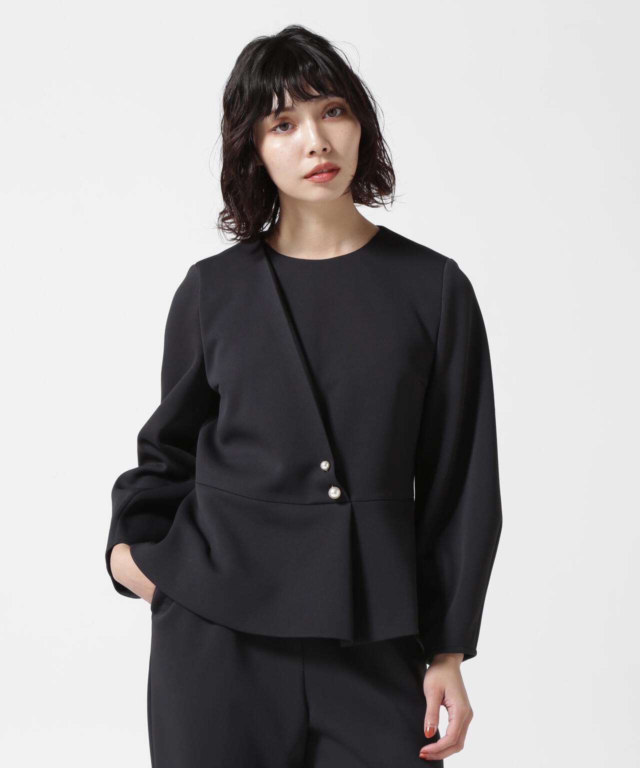 kaene(カエン) ハイストレッチブラウス/010461/フォーマル/セレモニー/セットアップ/卒入式