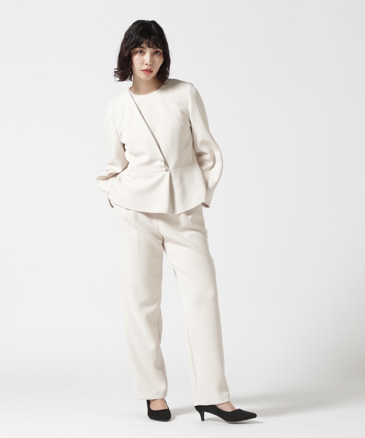 kaene(カエン) ハイストレッチブラウス/010461/フォーマル/セレモニー/セットアップ/卒入式