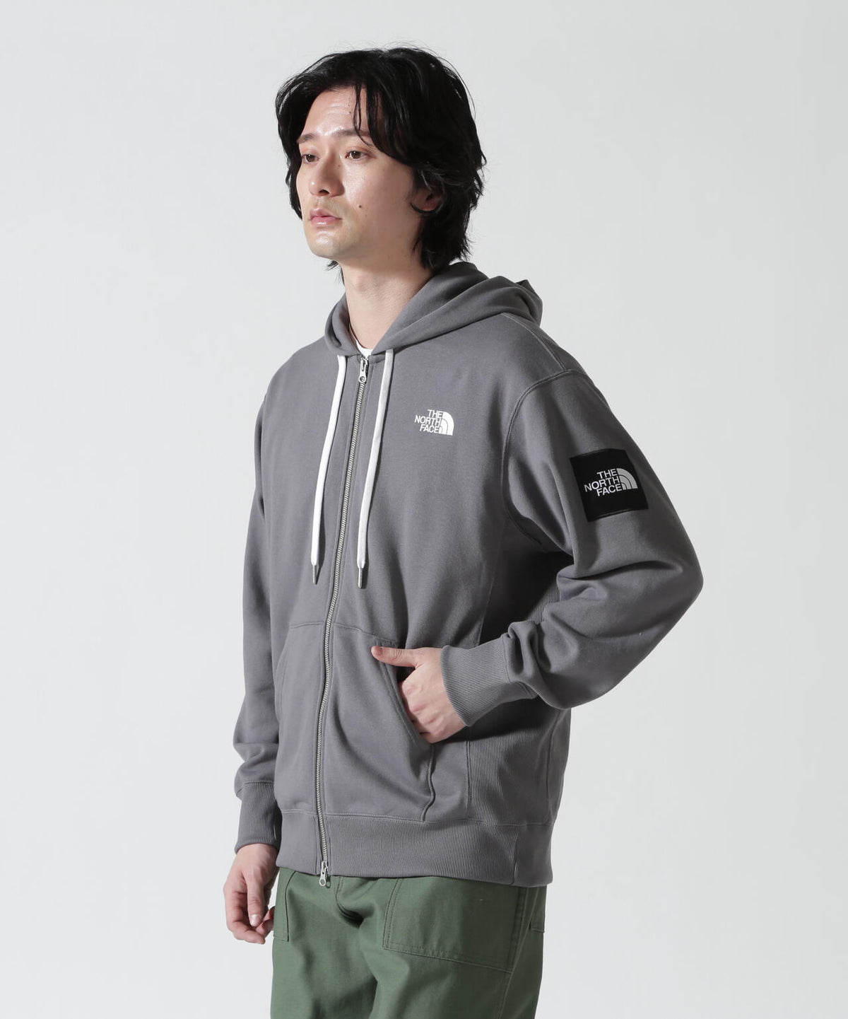 THE NORTH FACE (ザ・ノース・フェイス)スクエアロゴフルジップ NT12335