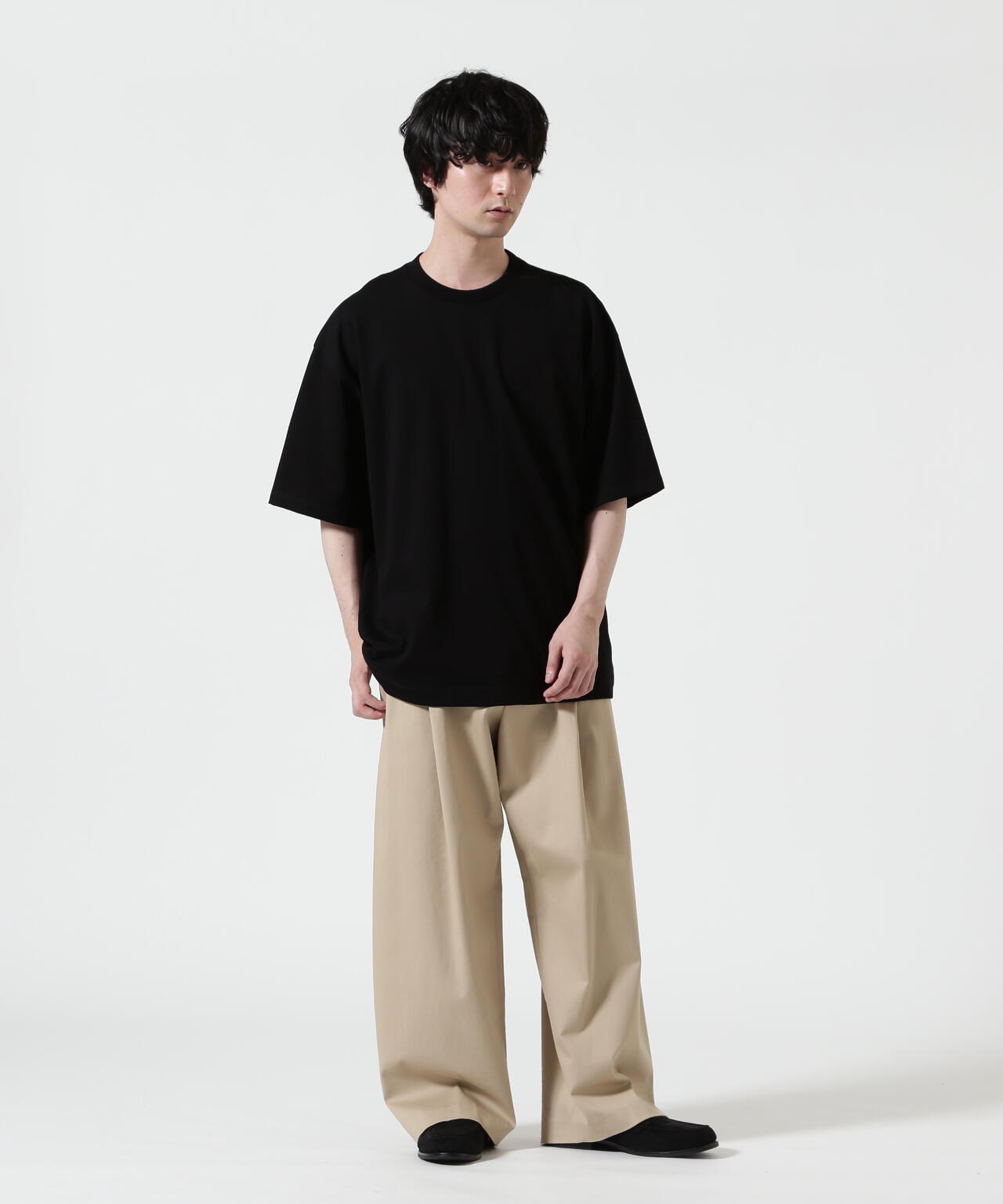 ATON (エイトン)12/- AIR SPININNG | LOOSE FIT T-SHIRT