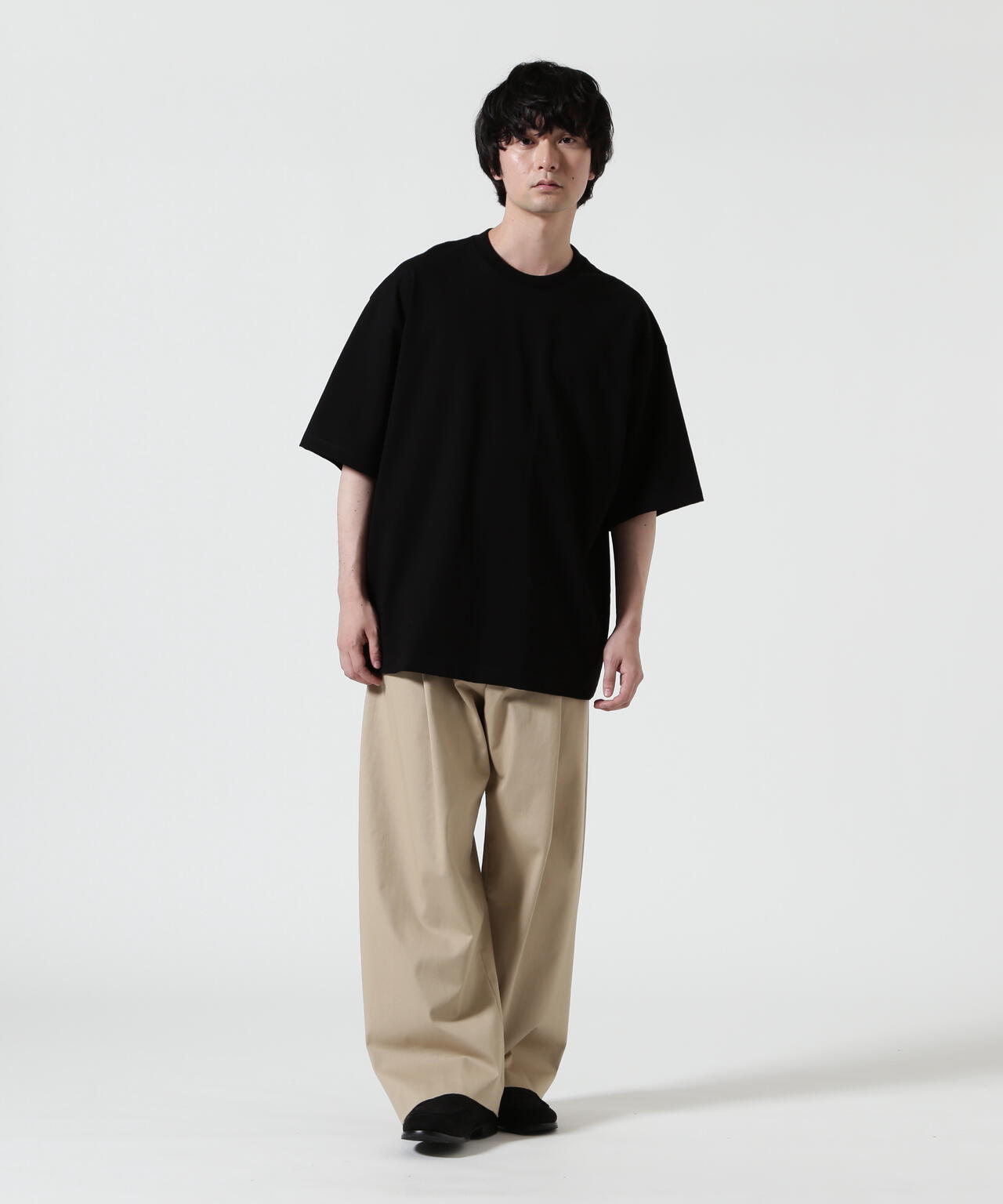 ATON (エイトン)12/- AIR SPININNG | LOOSE FIT T-SHIRT