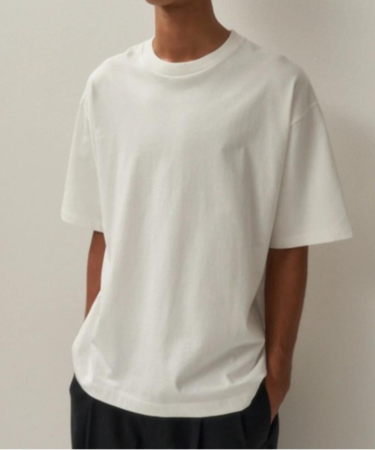 ATON (エイトン)FRESCA PLATE | LOOSE FIT T-SHIRT