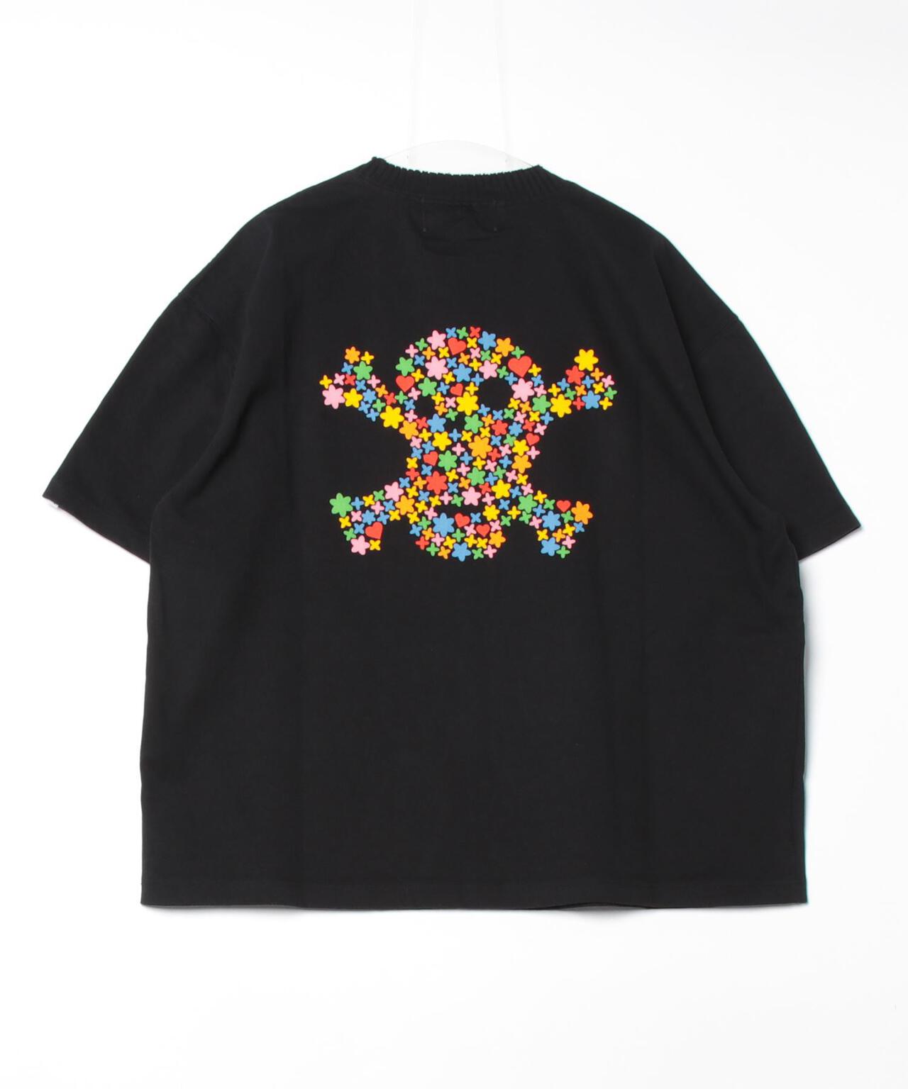 Perfect ribs(R)/パーフェクトリブズ/(Harvest)Flower Skull Short Sleeve T Shirts