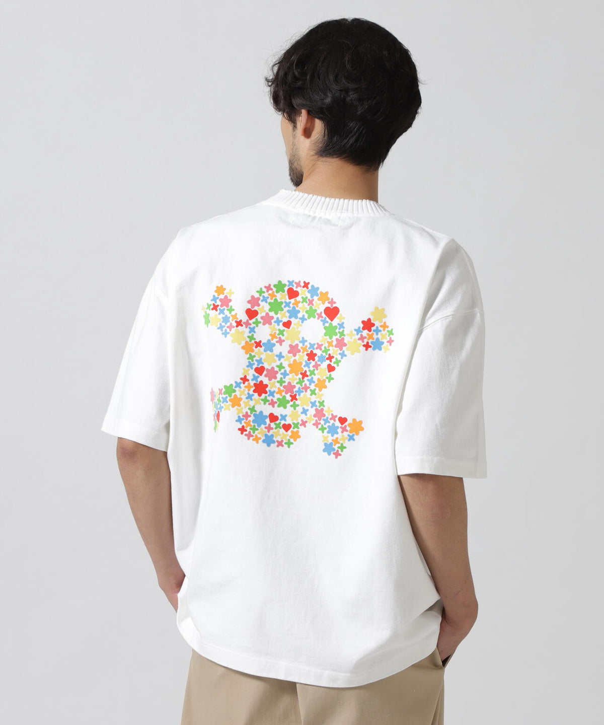 Perfect ribs(R)/パーフェクトリブズ/(Harvest)Flower Skull Short Sleeve T Shirts