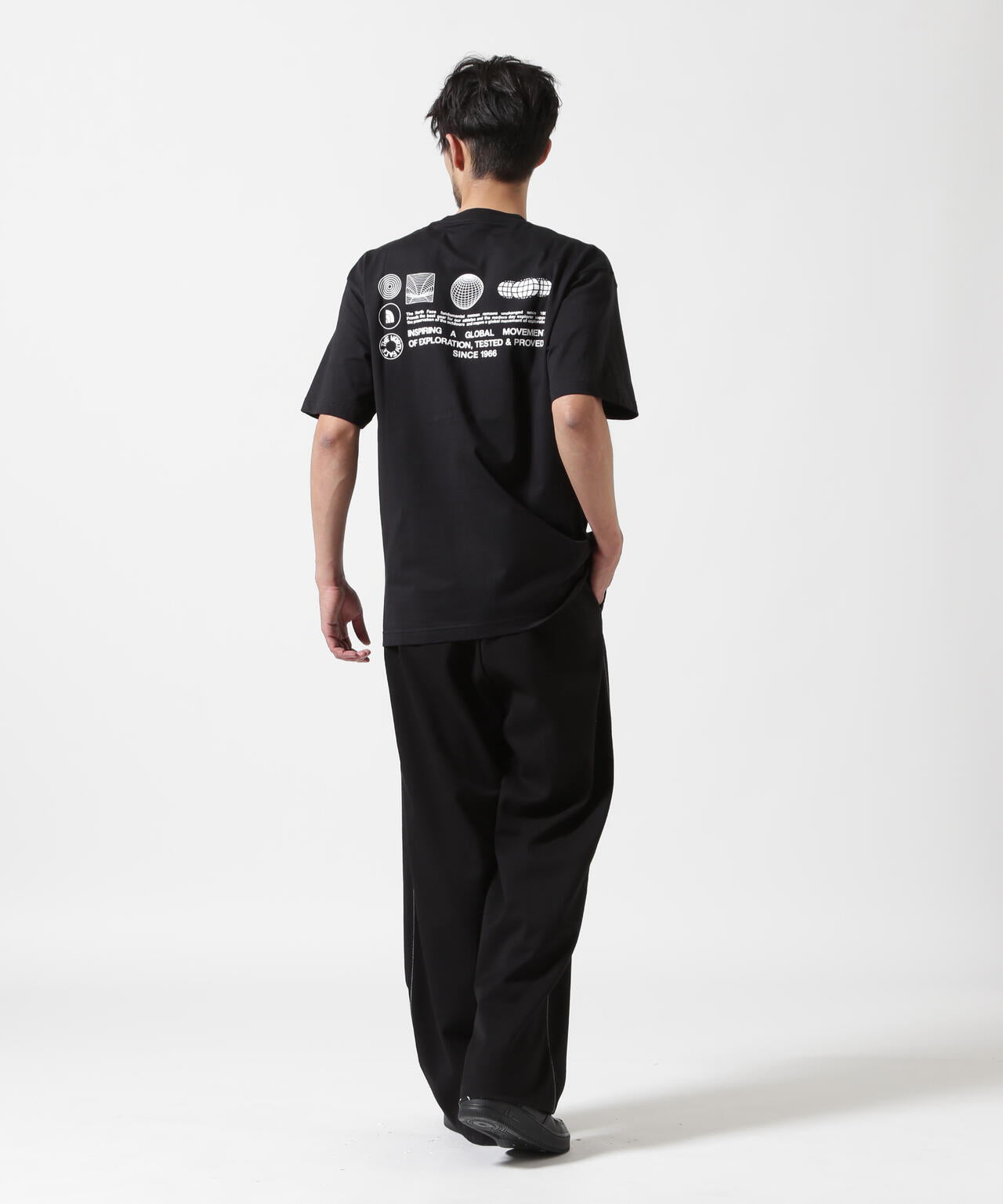THE NORTH FACE /ザ・ノース・フェイス S/S FD Globe Grid Cotton Tee