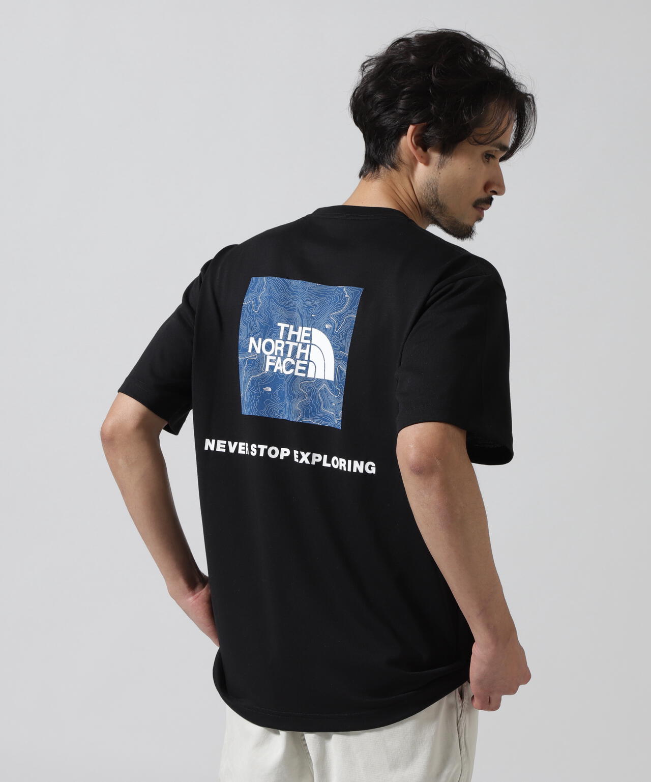 THE NORTH FACE / S/S Back Square Traverse Logo T
