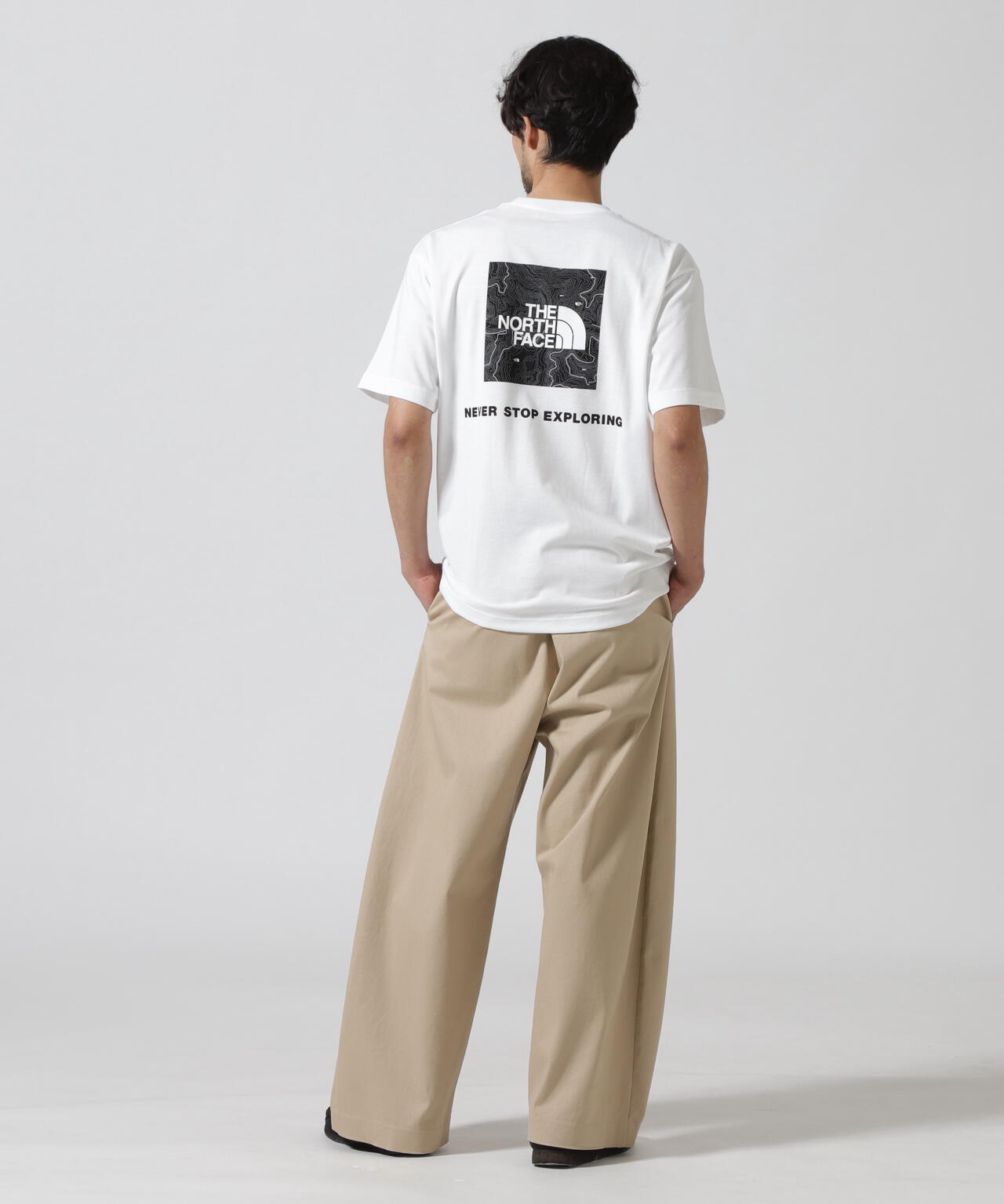 THE NORTH FACE / S/S Back Square Traverse Logo T