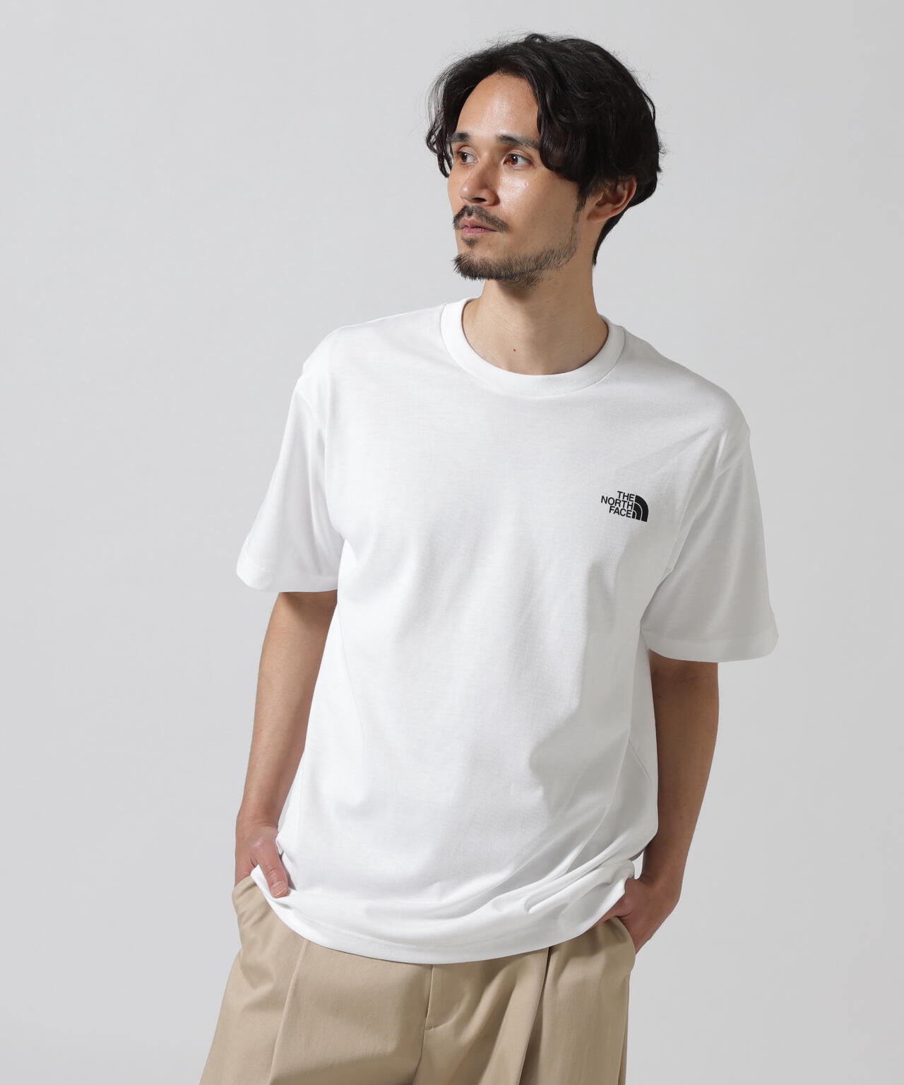 THE NORTH FACE / S/S Back Square Traverse Logo T