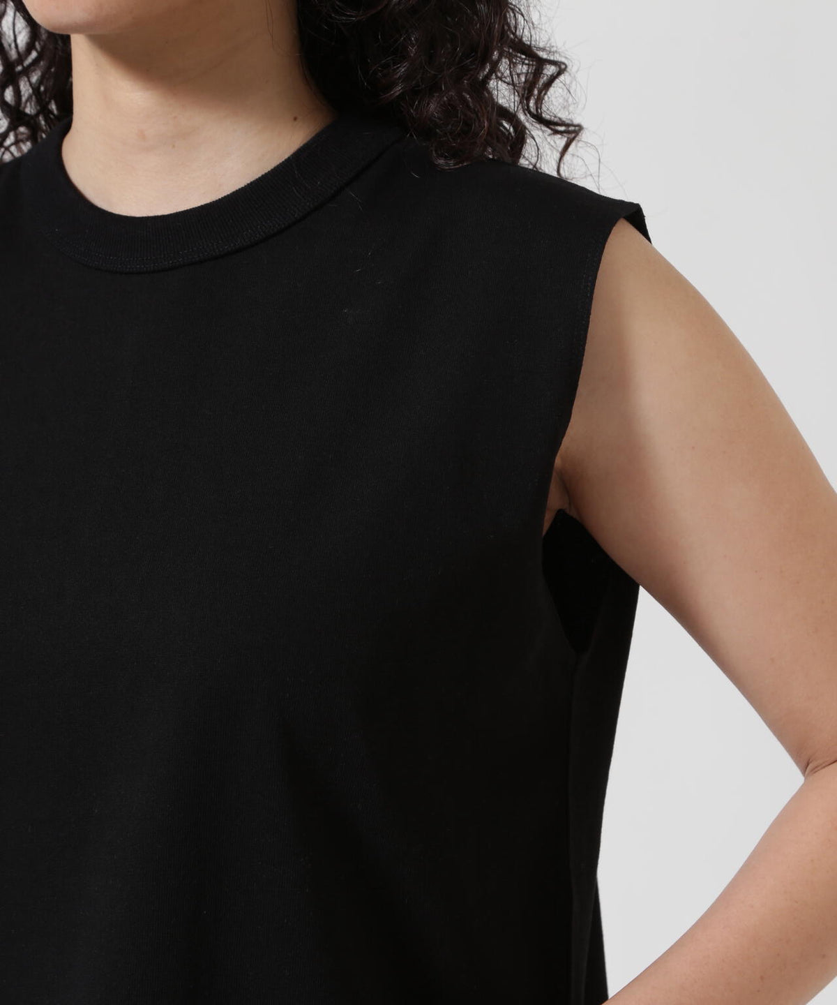 ATON (エイトン) 12/- AIR SPININNG / ROUND HEM TANKTOP