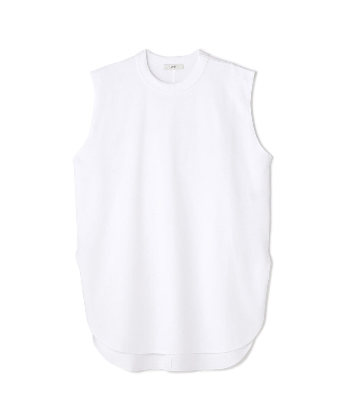 ATON (エイトン) 12/- AIR SPININNG / ROUND HEM TANKTOP